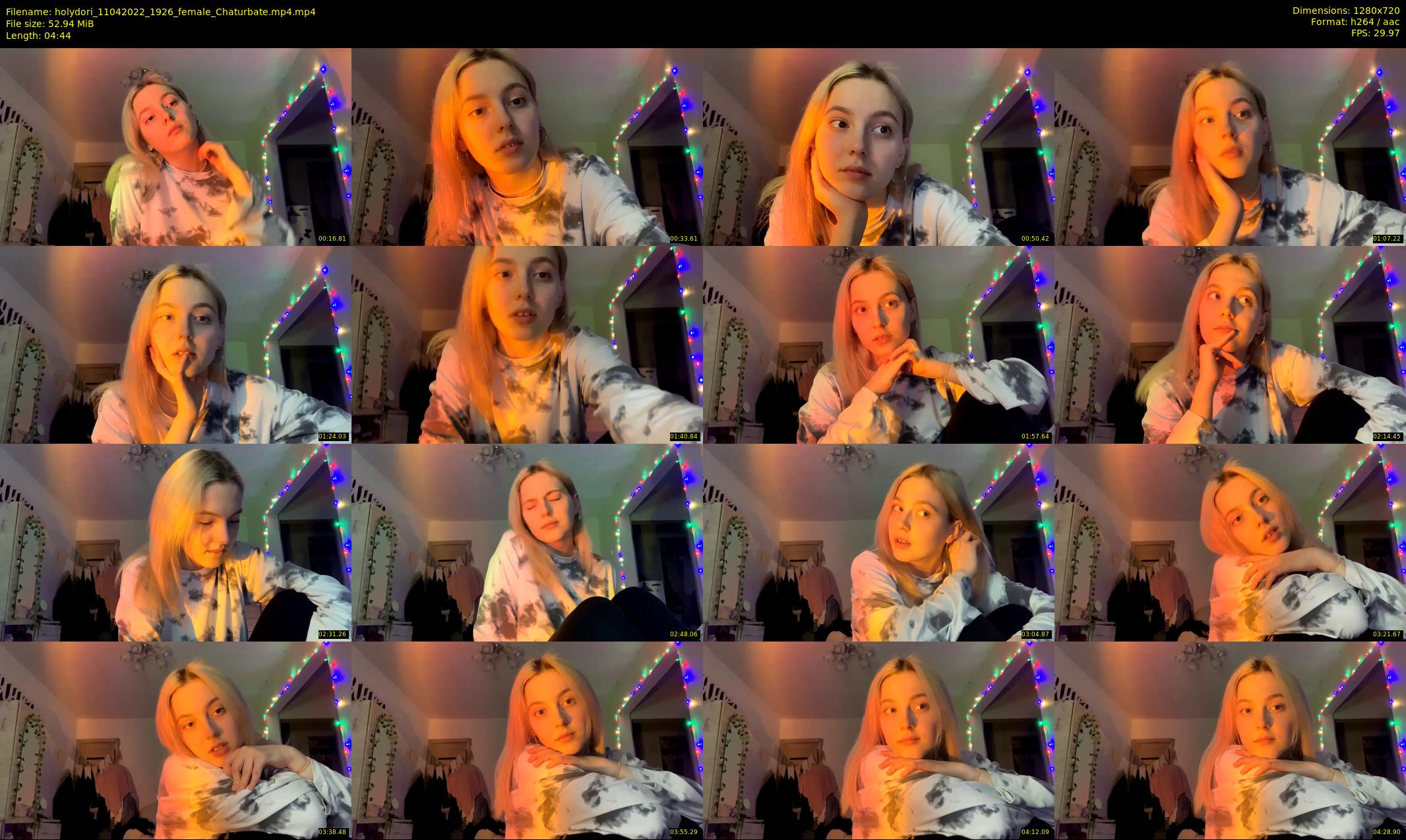 holydori — 5 minute Chaturbate female cam show recording, 720p, Apr 11, 2022