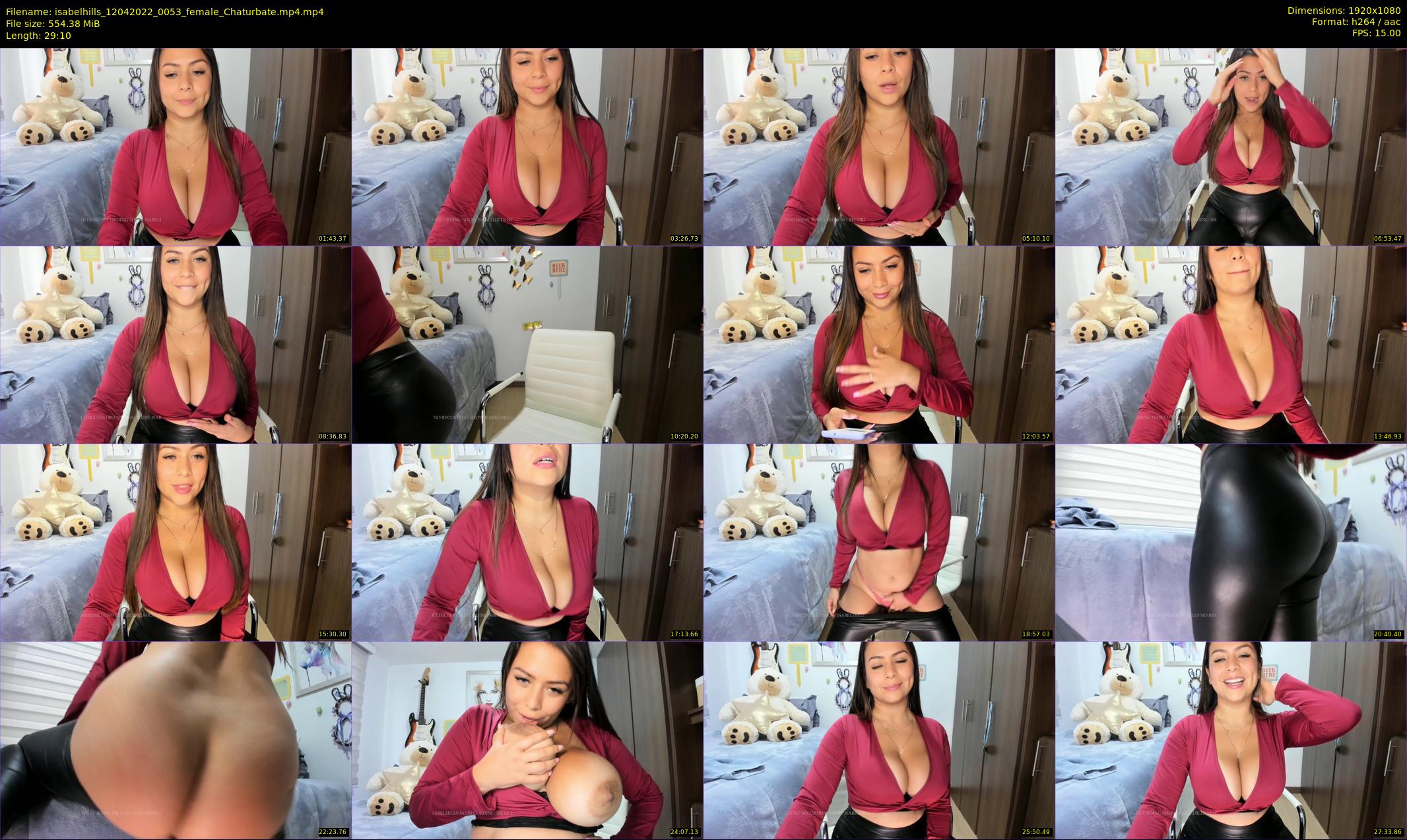 isabelhills — 30 minute Chaturbate female cam show recording, 1080p, Apr 12, 2022