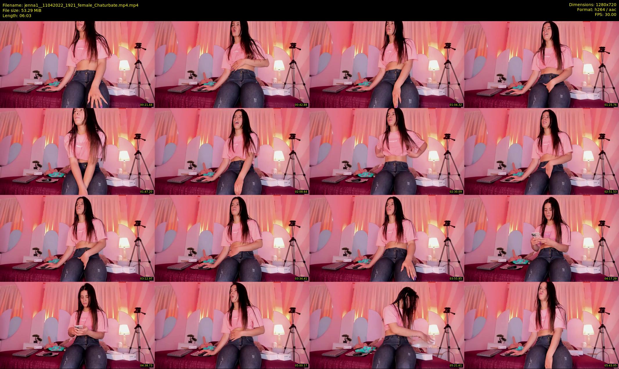 jenna1_ — 7 minute Chaturbate female cam show recording, 720p, Apr 11, 2022