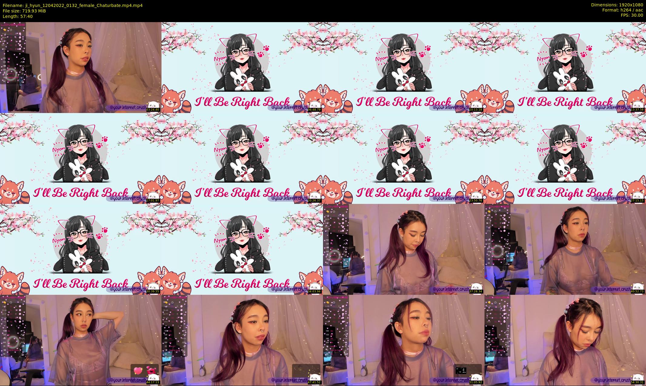 ji_hyun — 58 minute Chaturbate female cam show recording, 1080p, Apr 12, 2022