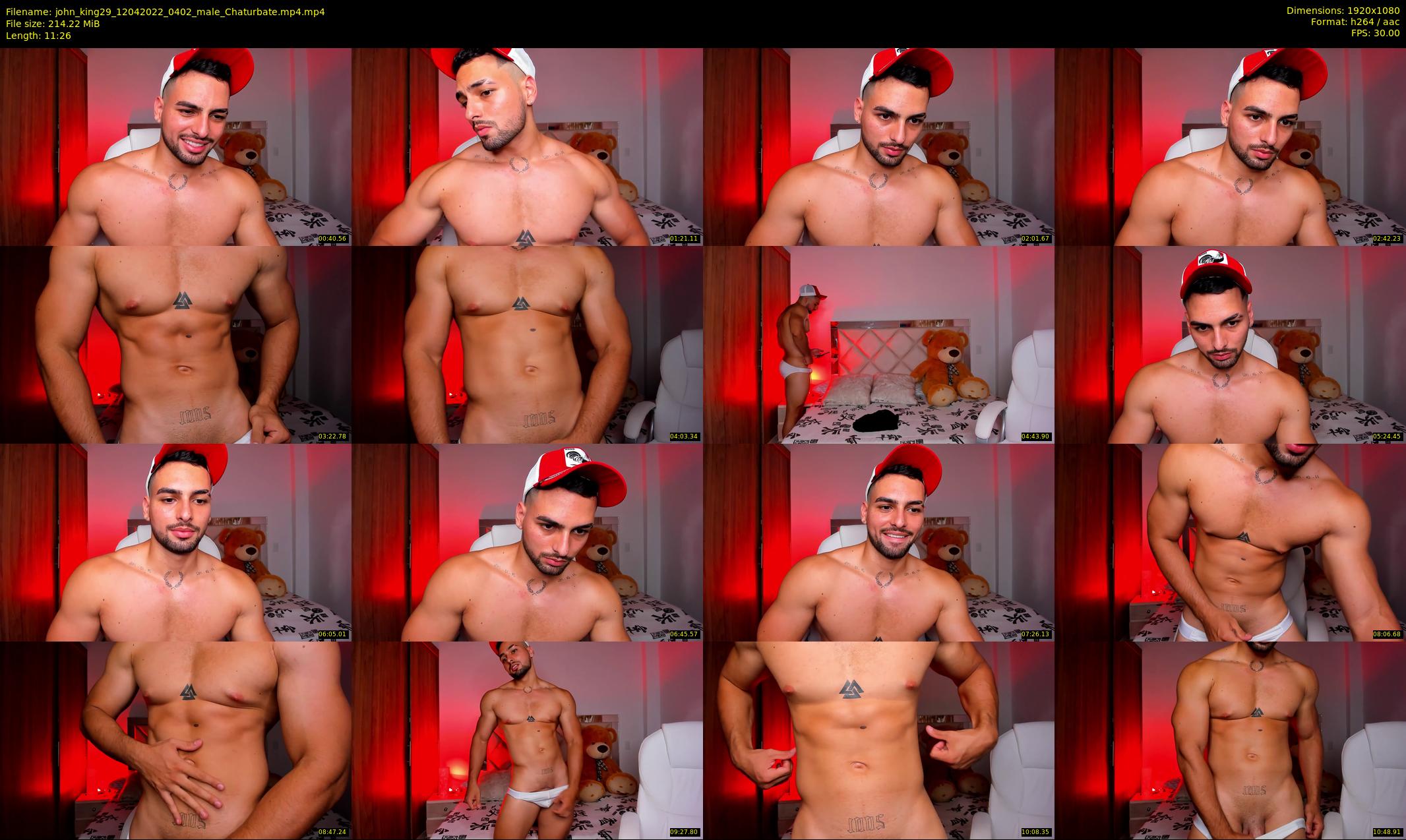 john_king29 — 12 minute Chaturbate male cam show recording, 1080p, Apr 12, 2022