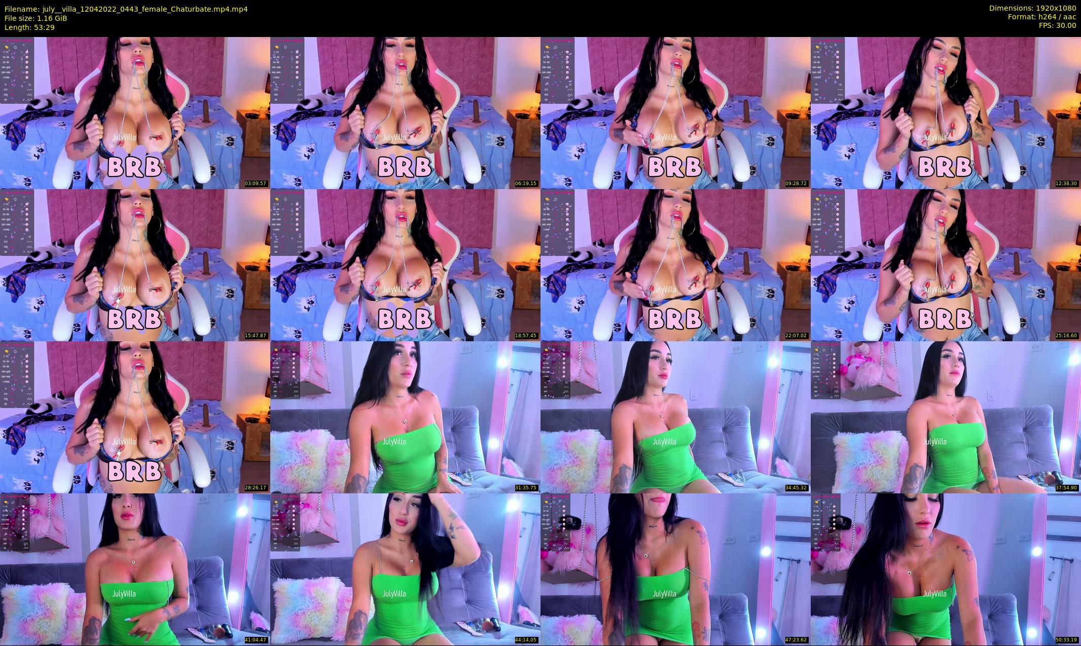 july__villa — 54 minute Chaturbate female cam show recording, 1080p, Apr 12, 2022