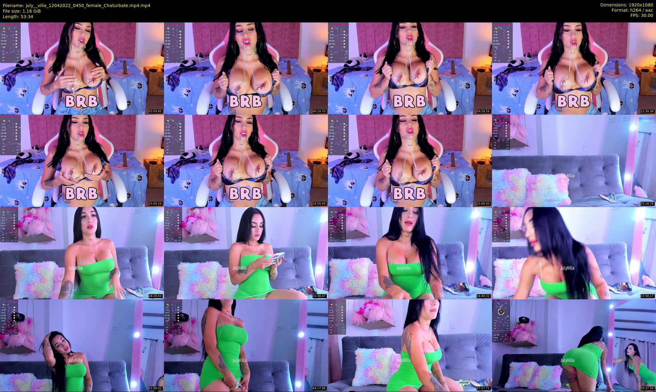 july__villa — 54 minute Chaturbate female cam show recording, 1080p, Apr 12, 2022