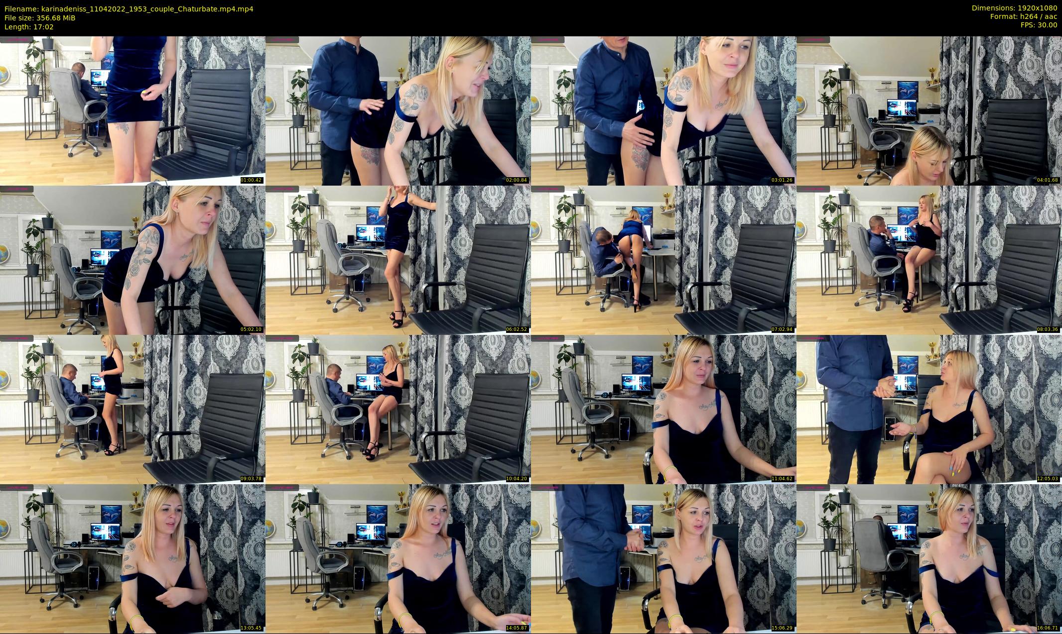 karinadeniss — 18 minute Chaturbate couple cam show recording, 1080p, Apr 11, 2022