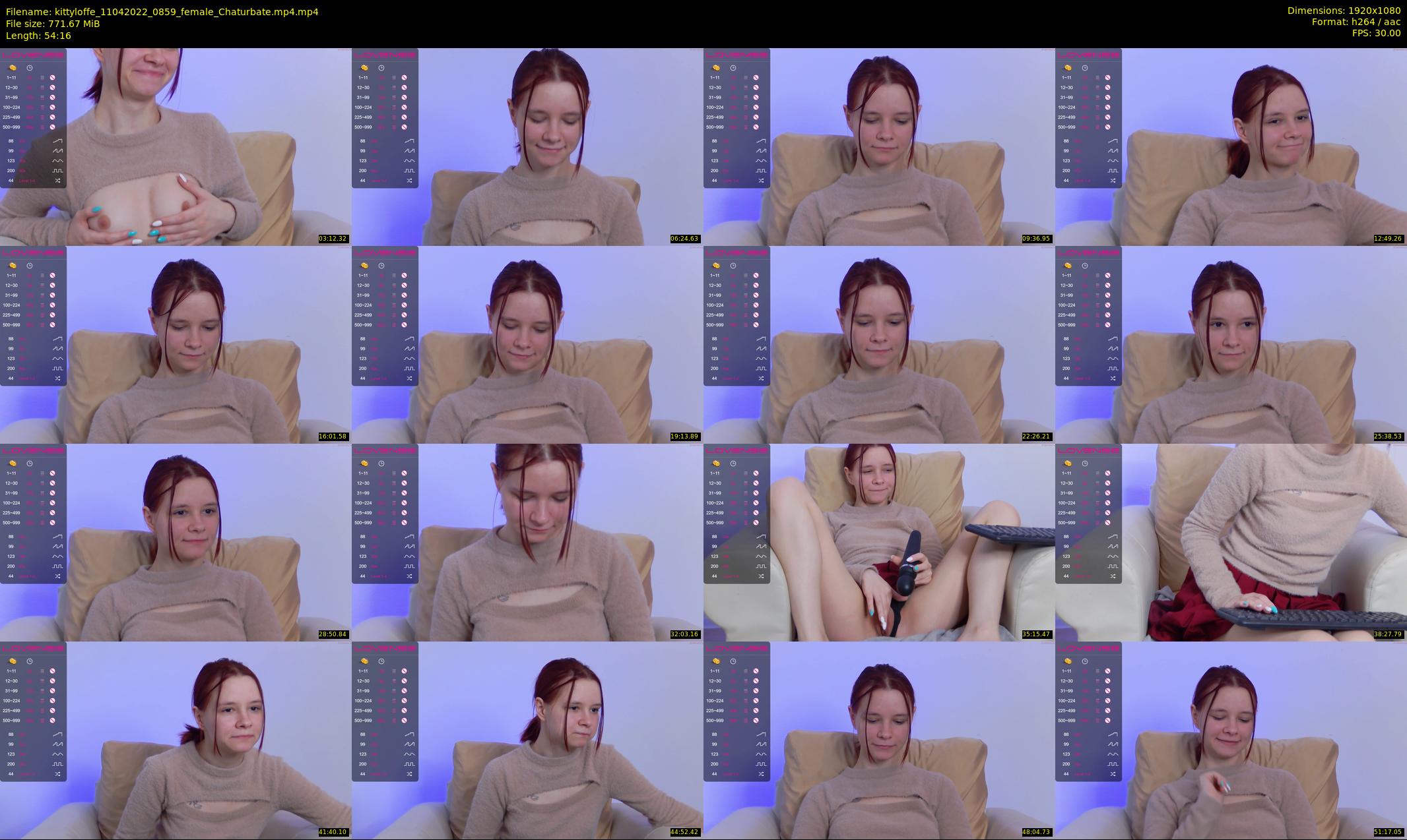 kittyloffe — 55 minute Chaturbate female cam show recording, 1080p, Apr 11, 2022