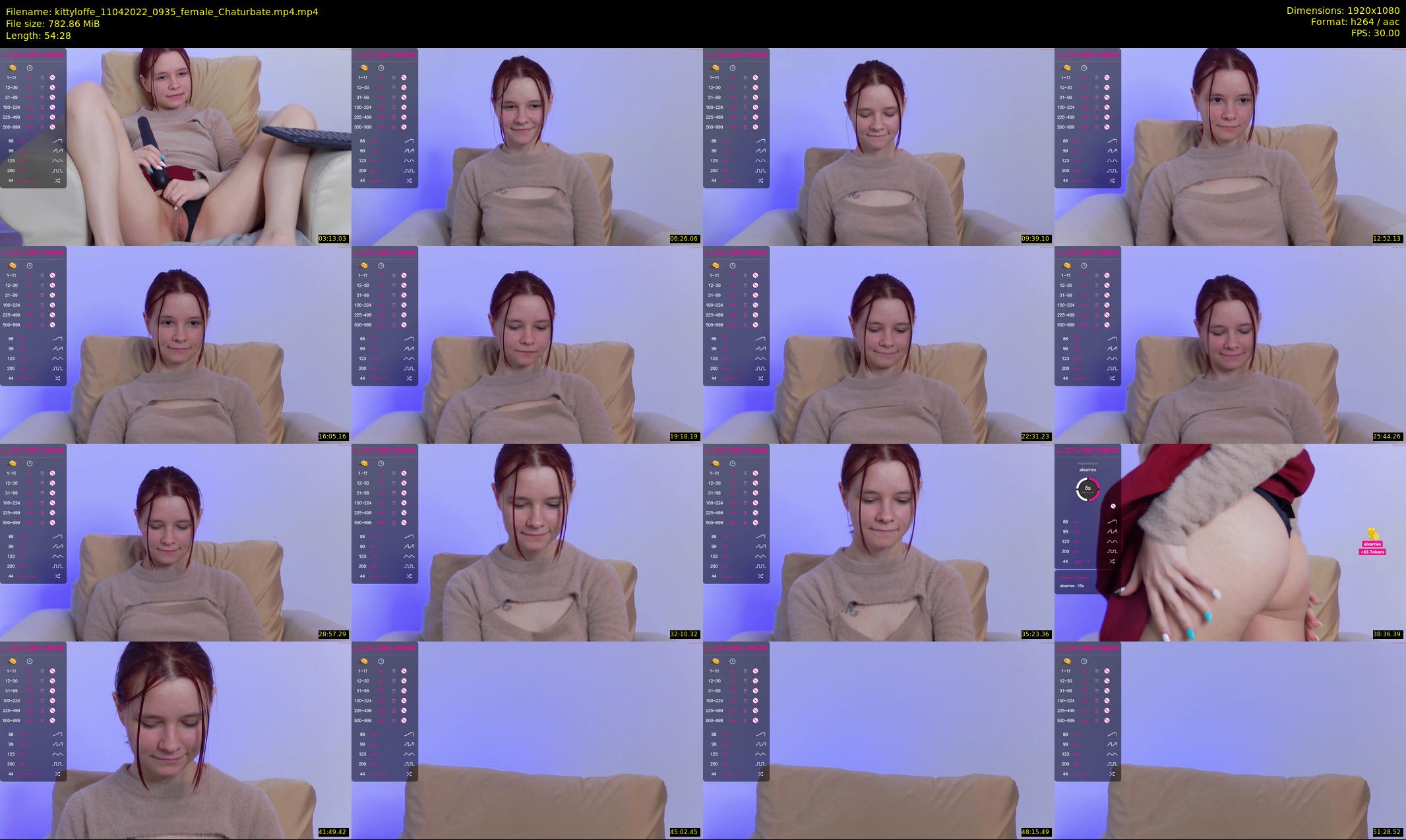 kittyloffe — 55 minute Chaturbate female cam show recording, 1080p, Apr 11, 2022