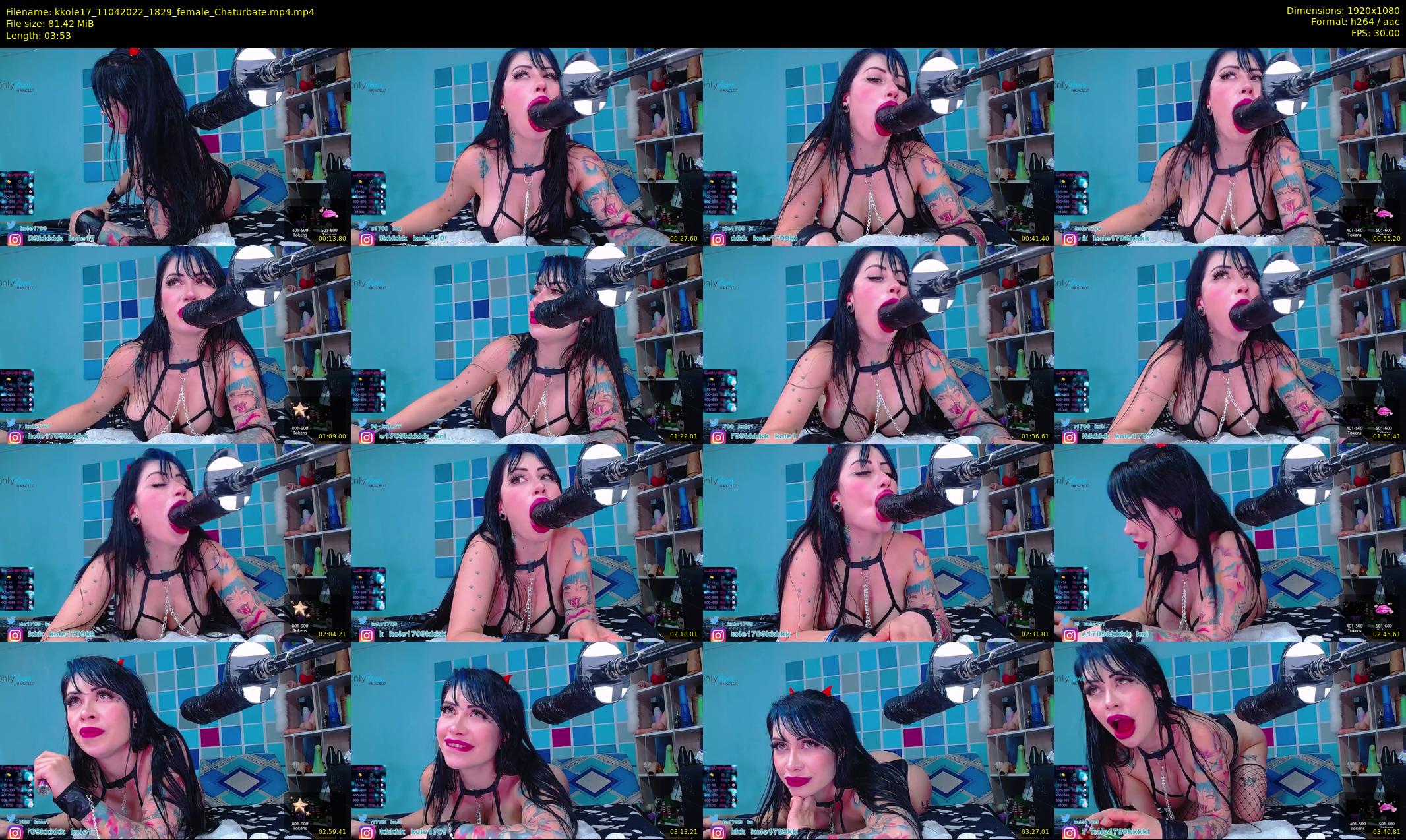 kkole17 — 4 minute Chaturbate female cam show recording, 1080p, Apr 11, 2022
