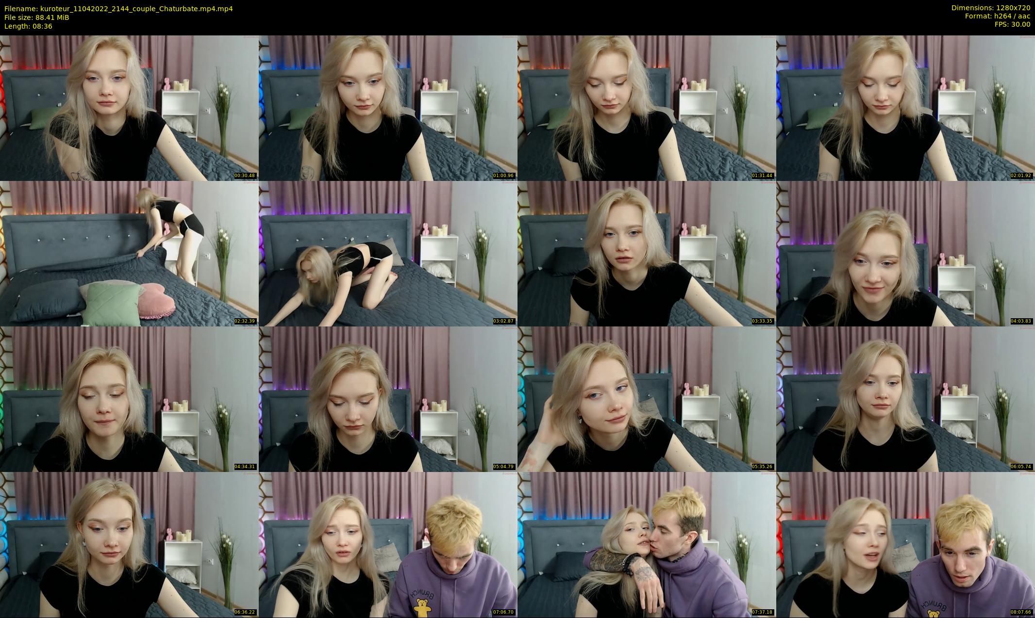kuroteur — 9 minute Chaturbate couple cam show recording, 720p, Apr 11, 2022