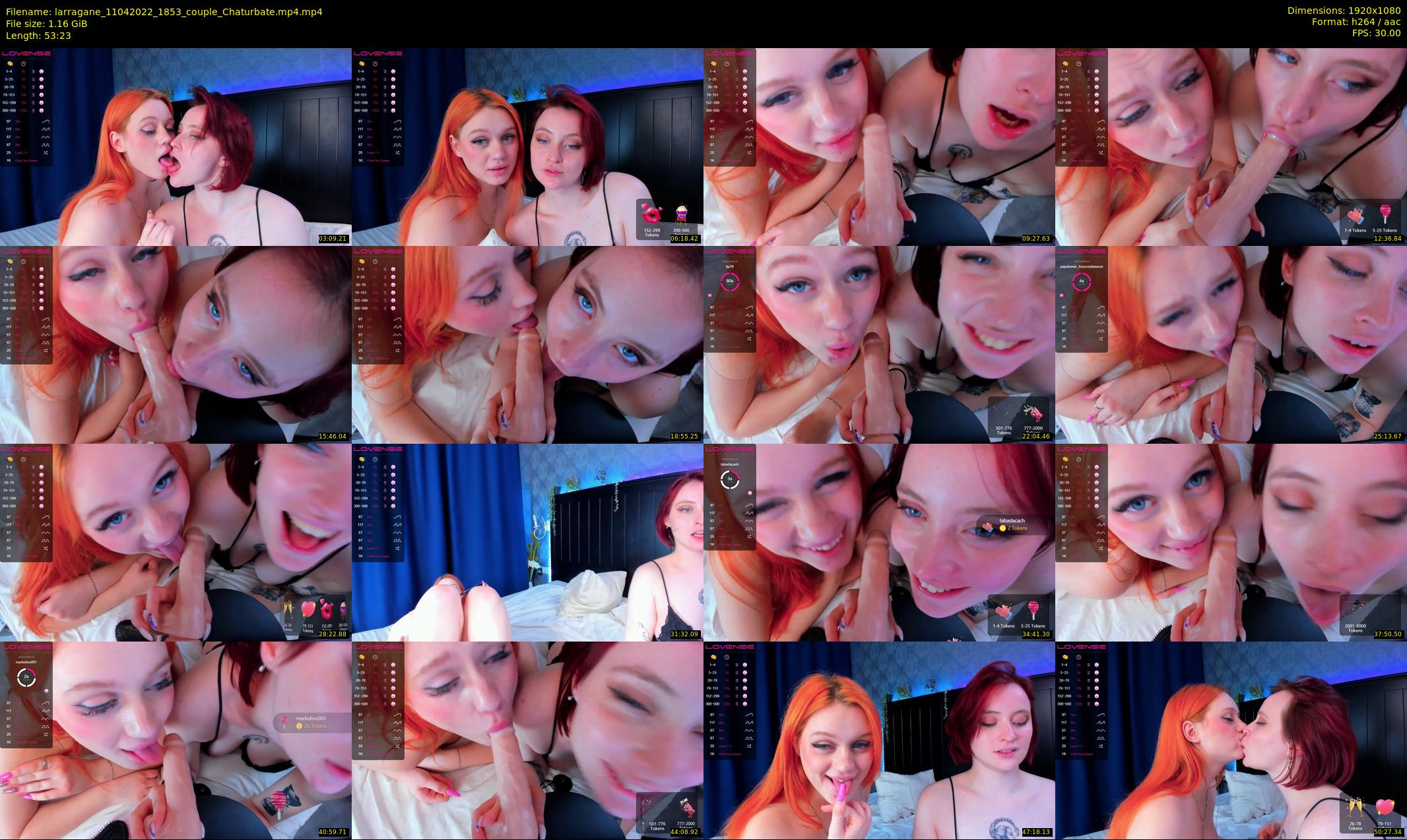 larragane — 54 minute Chaturbate couple cam show recording, 1080p, Apr 11, 2022