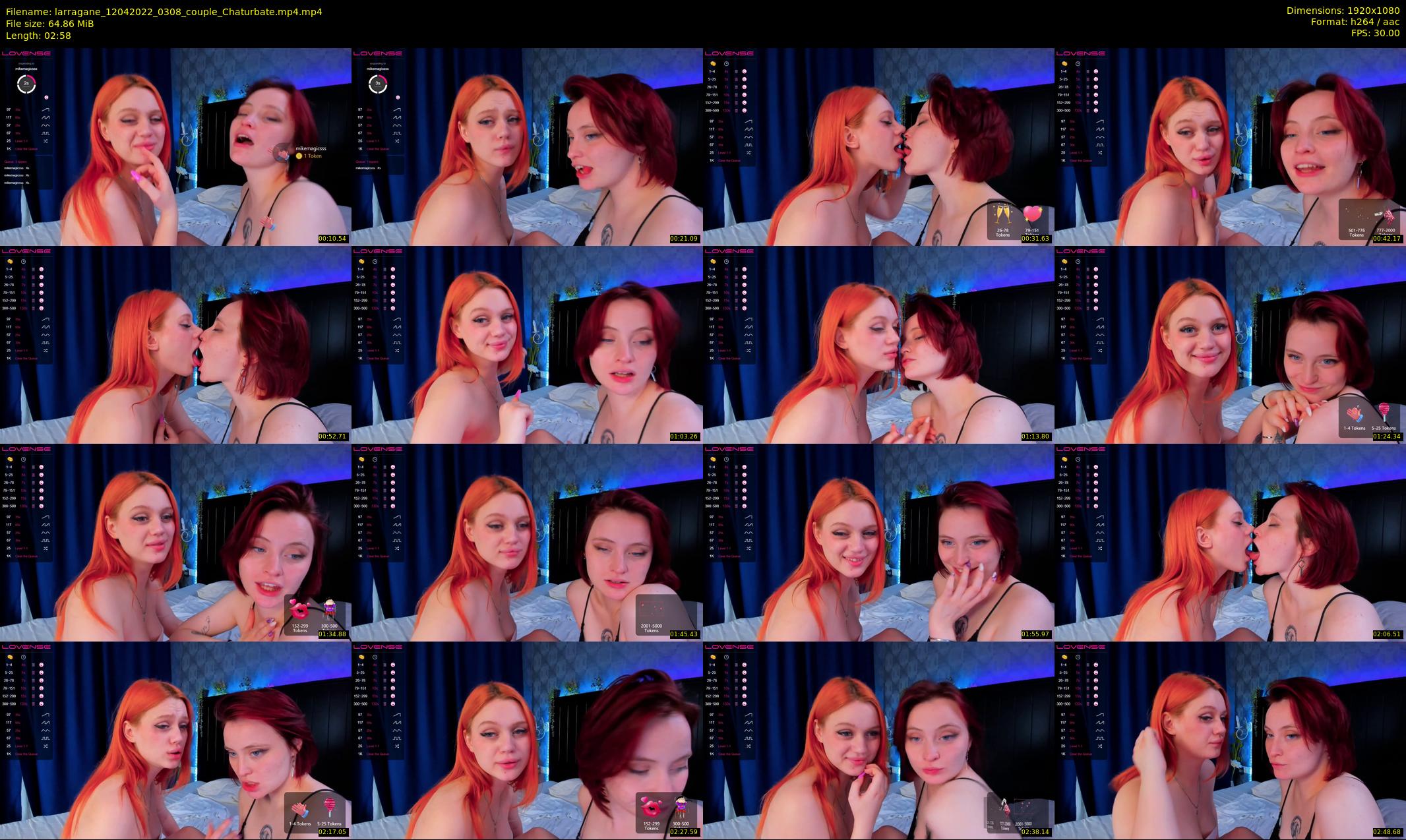 larragane — 3 minute Chaturbate couple cam show recording, 1080p, Apr 12, 2022