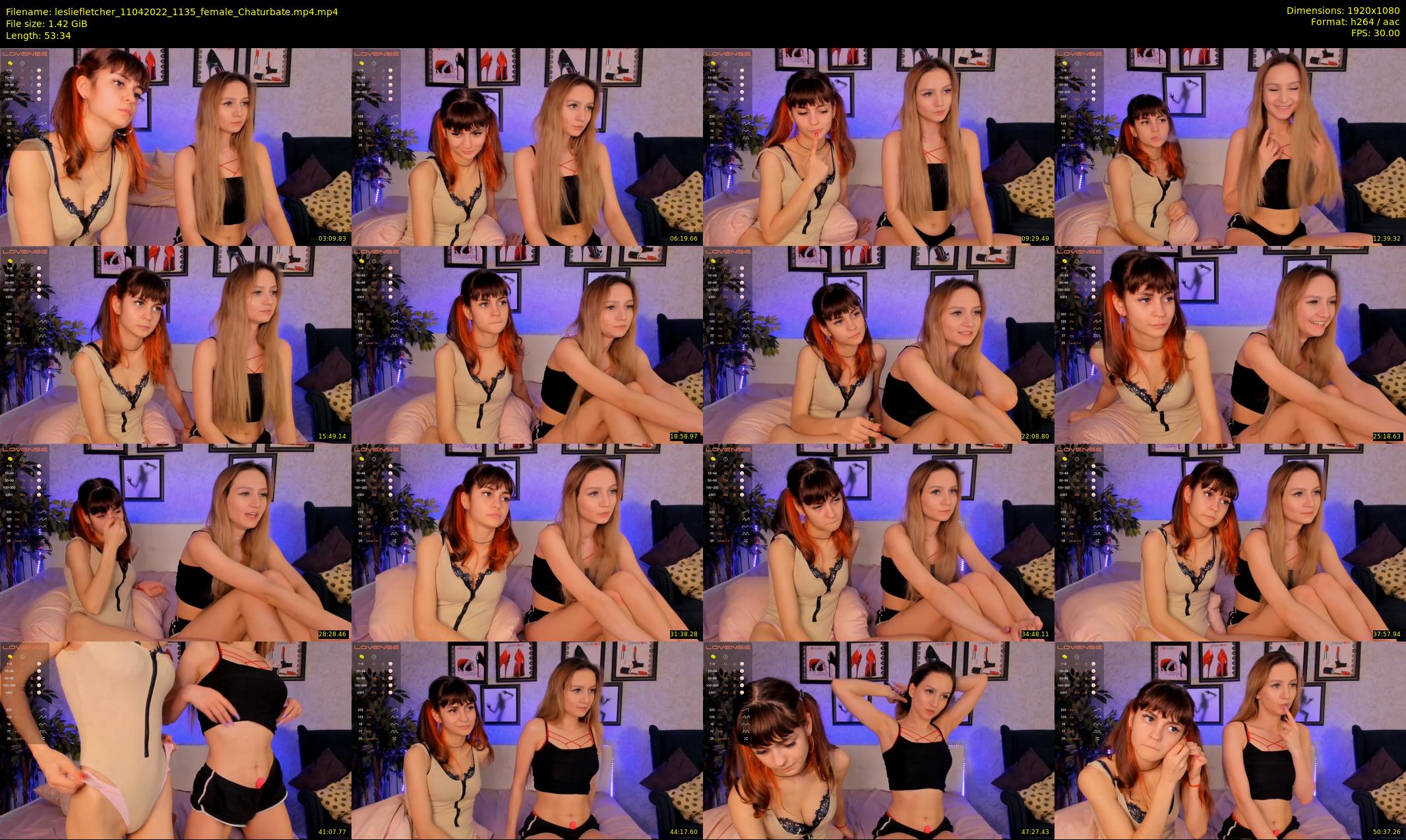 lesliefletcher — 54 minute Chaturbate couple cam show recording, 1080p, Apr 11, 2022