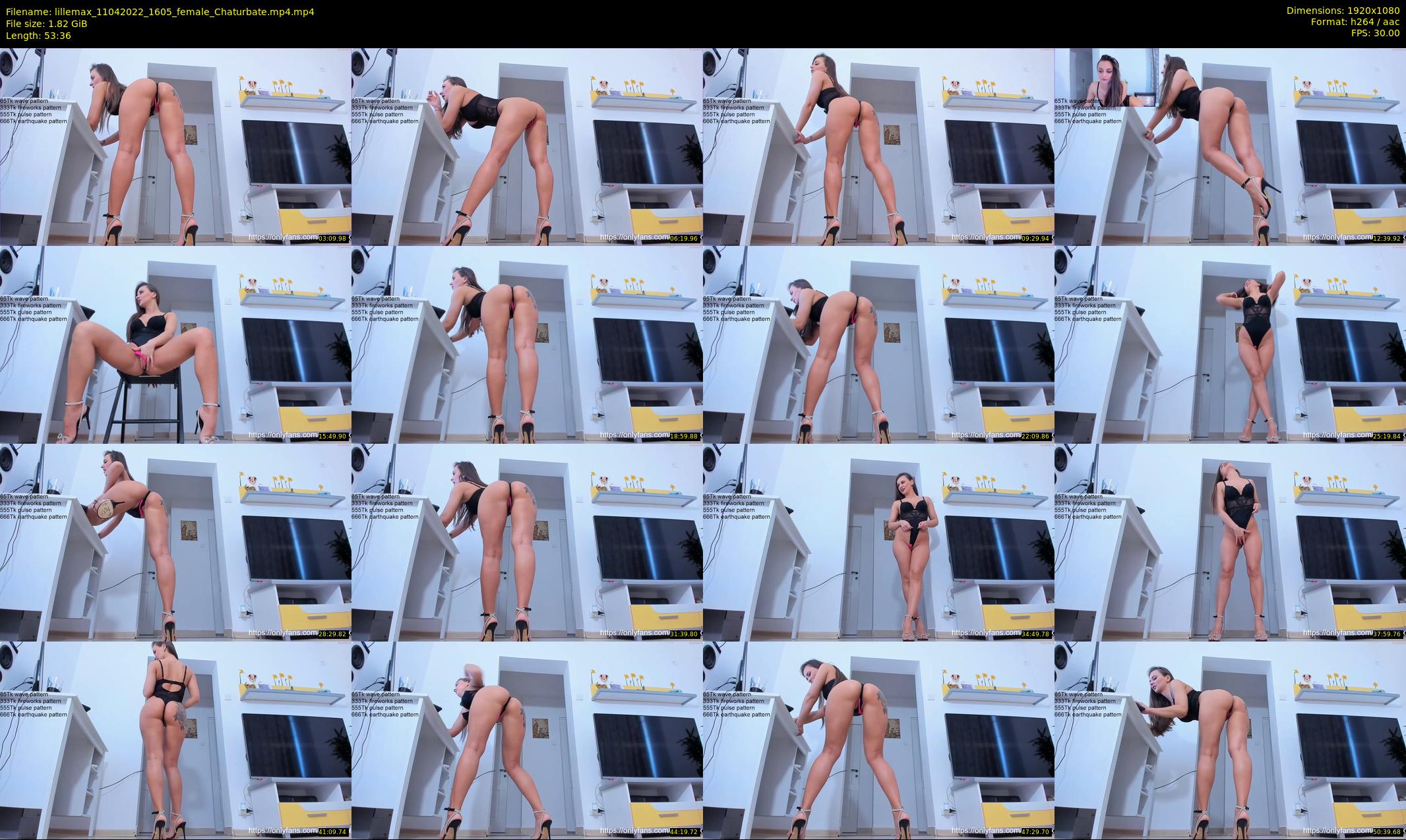 lillemax — 54 minute Chaturbate female cam show recording, 1080p, Apr 11, 2022