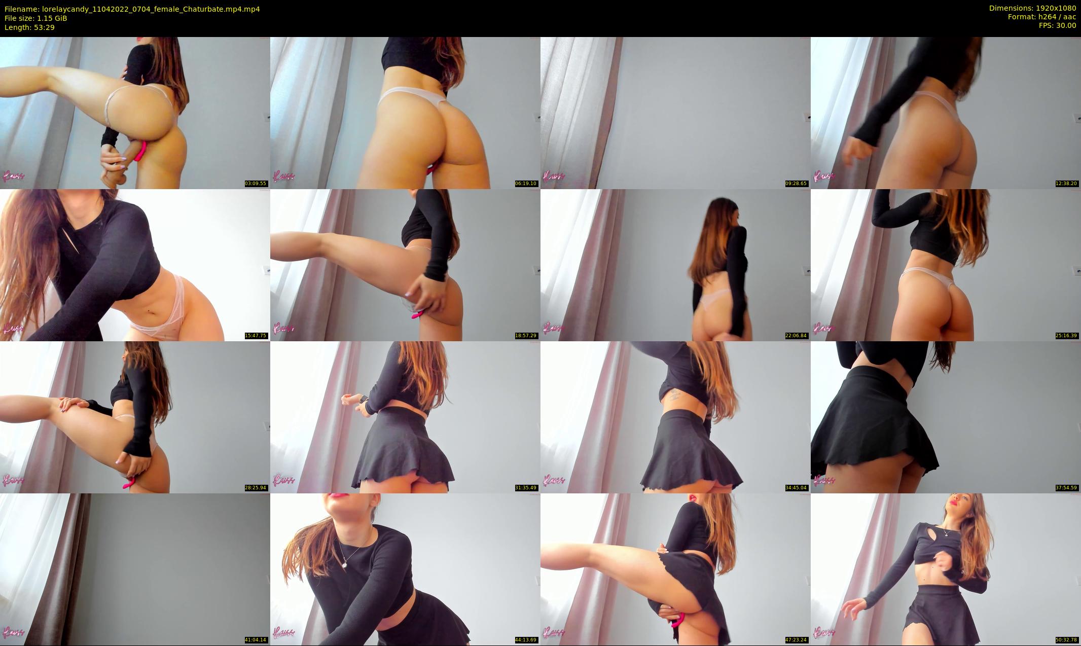 lorelaycandy — 54 minute Chaturbate female cam show recording, 1080p, Apr 11, 2022