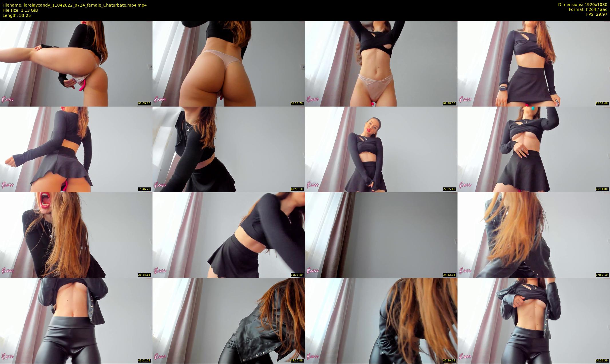 lorelaycandy — 54 minute Chaturbate female cam show recording, 1080p, Apr 11, 2022