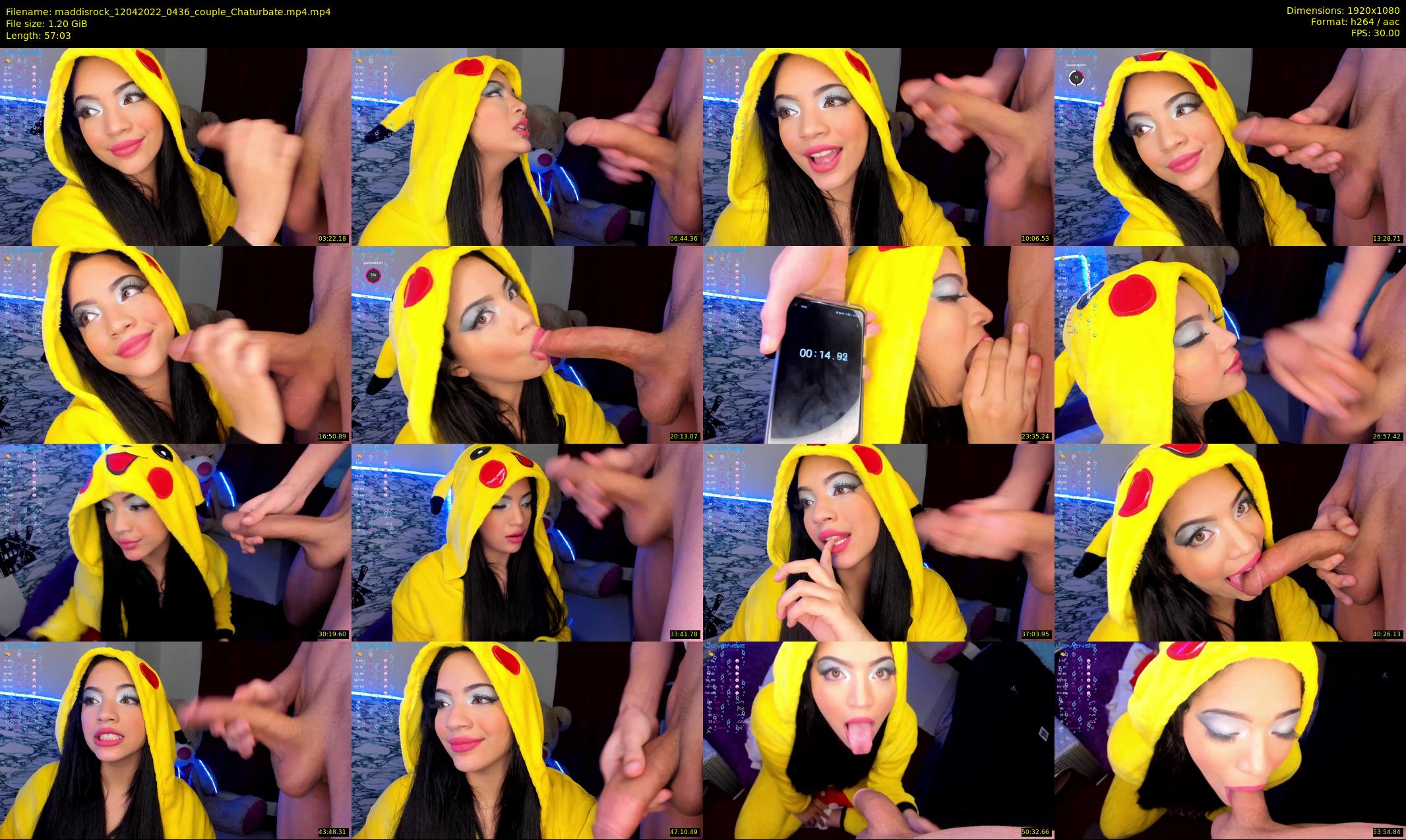 maddisrock — 58 minute Chaturbate couple cam show recording, 1080p, Apr 12, 2022