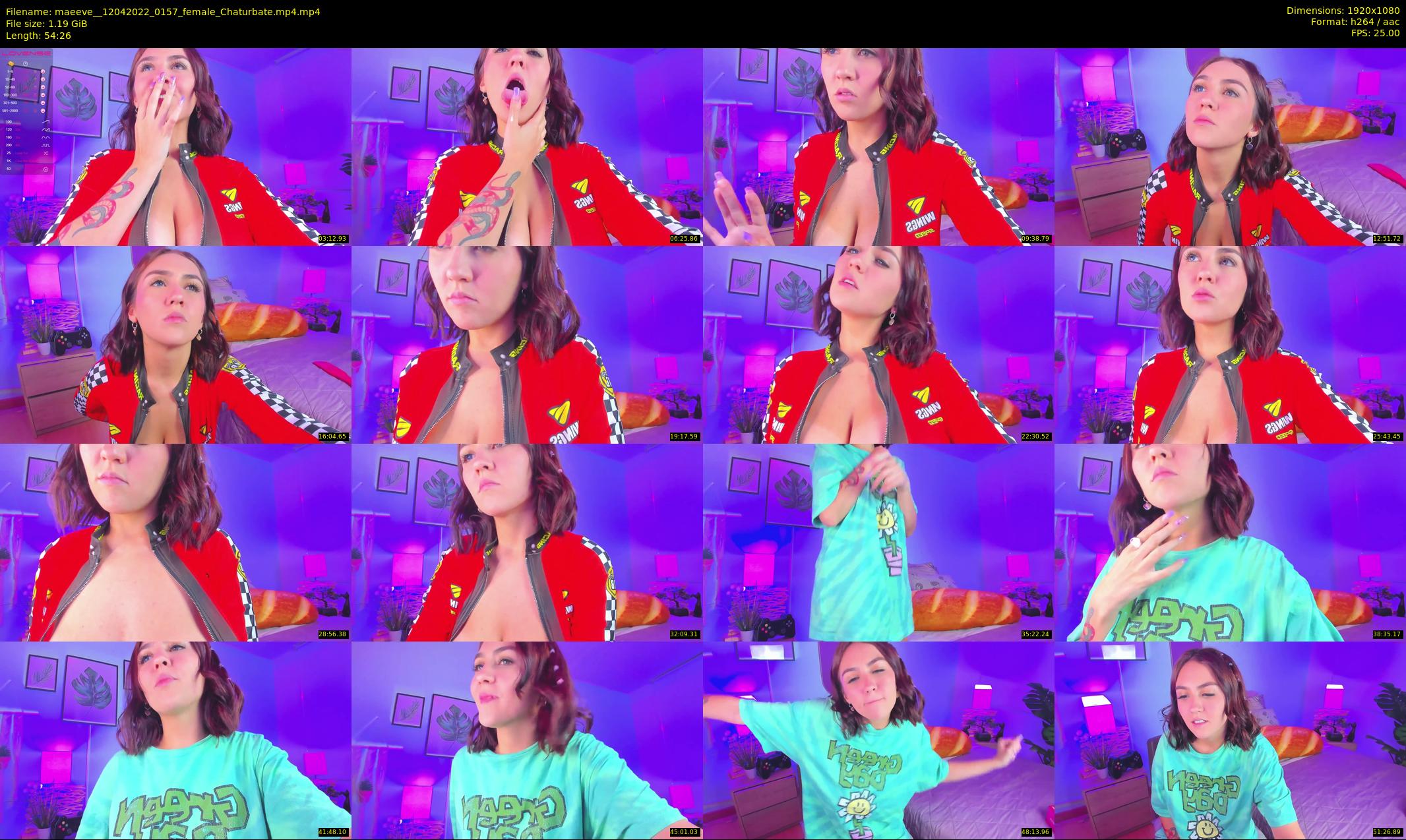 maeeve_ — 55 minute Chaturbate female cam show recording, 1080p, Apr 12, 2022