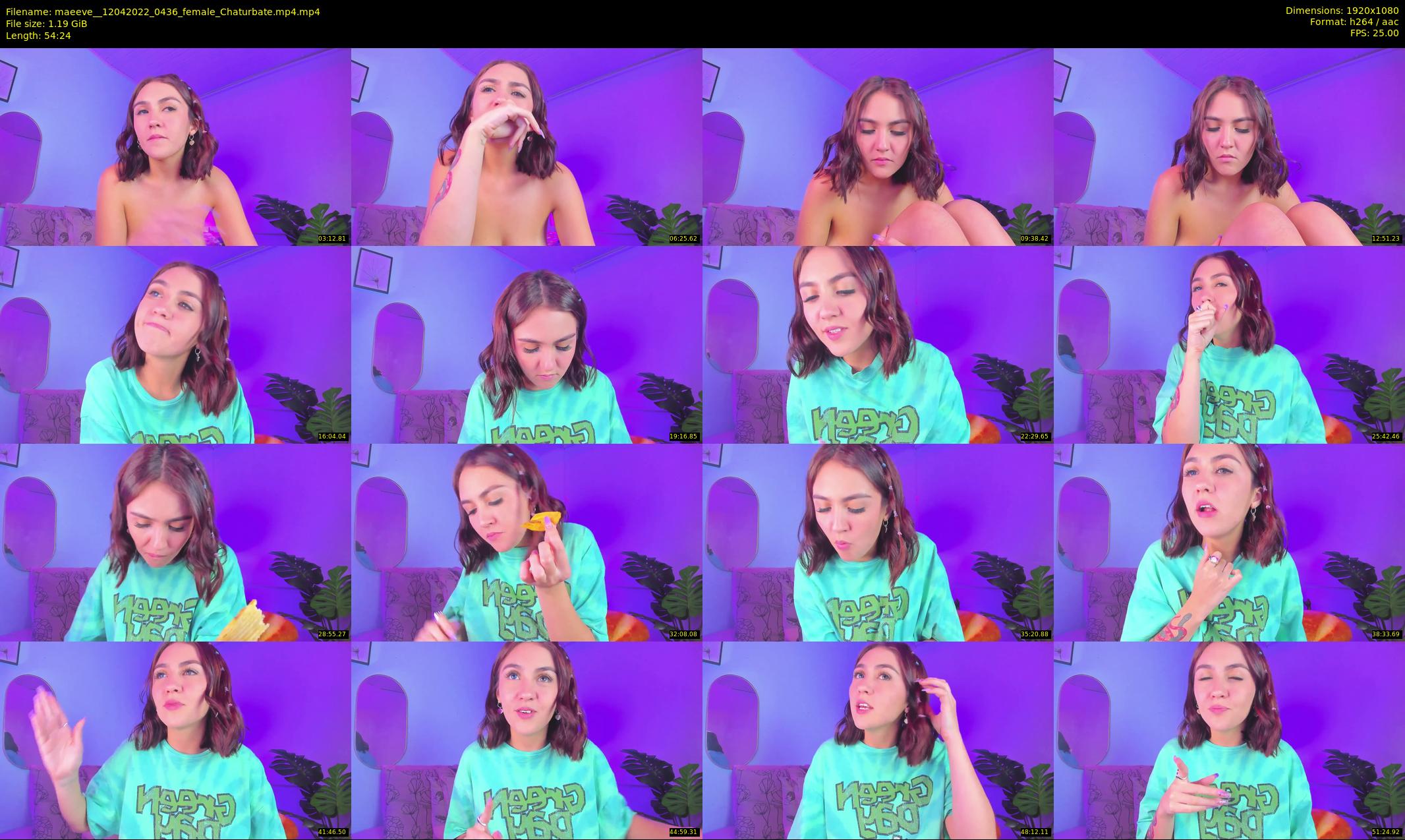 maeeve_ — 55 minute Chaturbate female cam show recording, 1080p, Apr 12, 2022