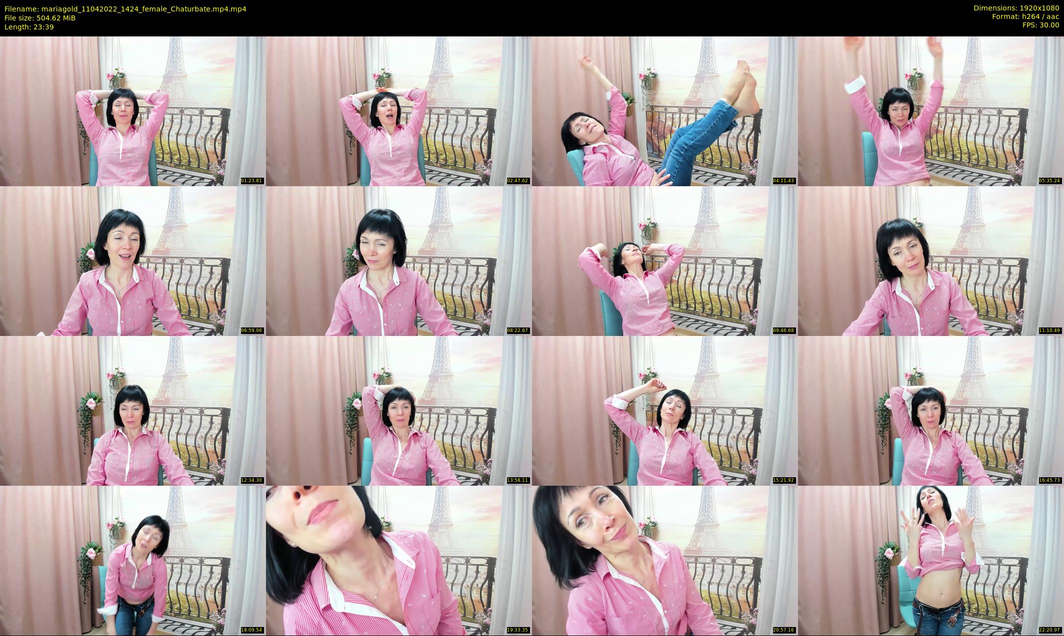 mariagold — 24 minute Chaturbate female cam show recording, 1080p, Apr 11, 2022