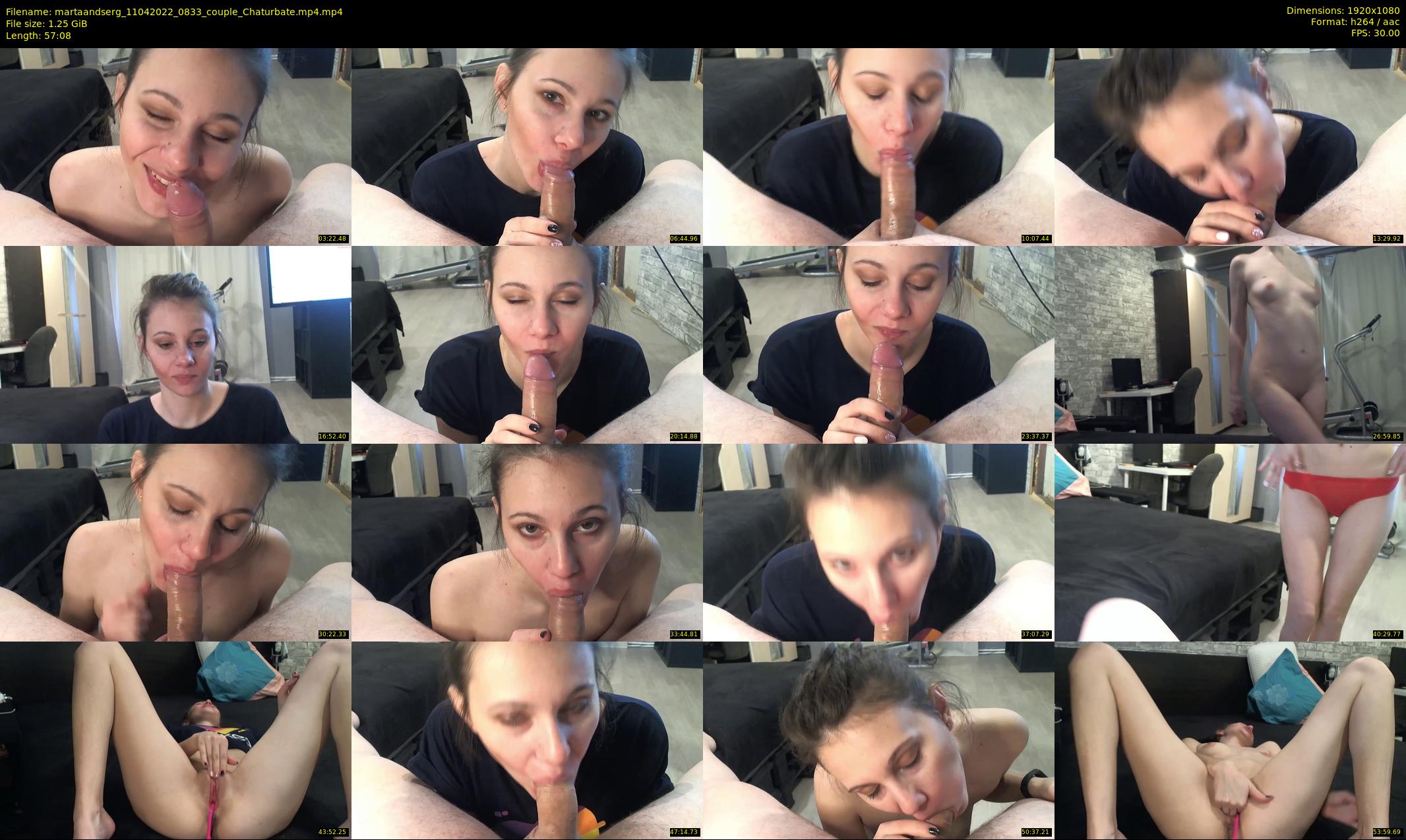 martaandserg — 58 minute Chaturbate female cam show recording, 1080p, Apr 11, 2022