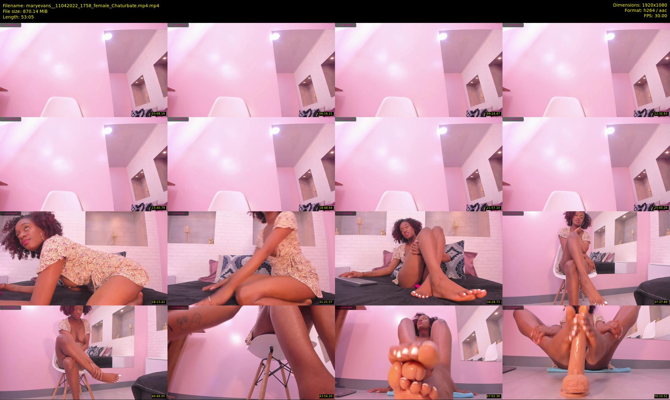 maryevans_ — 54 minute Chaturbate female cam show recording, 1080p, Apr 11, 2022