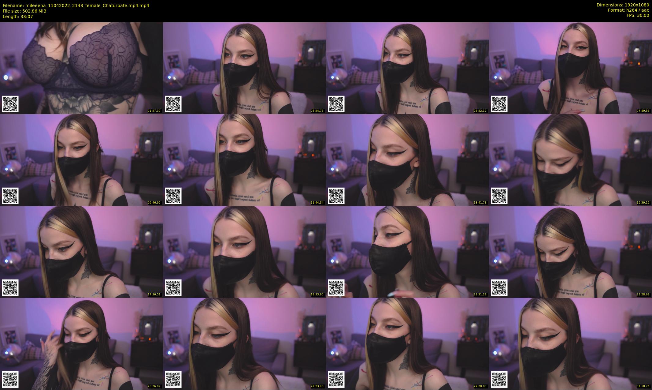 mileeena — 34 minute Chaturbate female cam show recording, 1080p, Apr 11, 2022