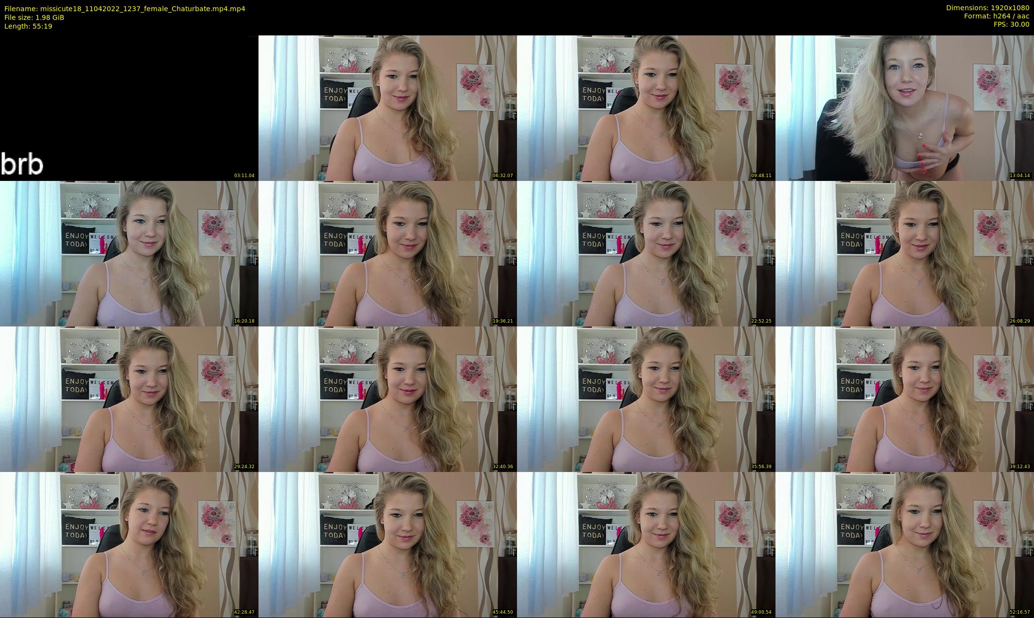 missicute18 — 56 minute Chaturbate female cam show recording, 1080p, Apr 11, 2022
