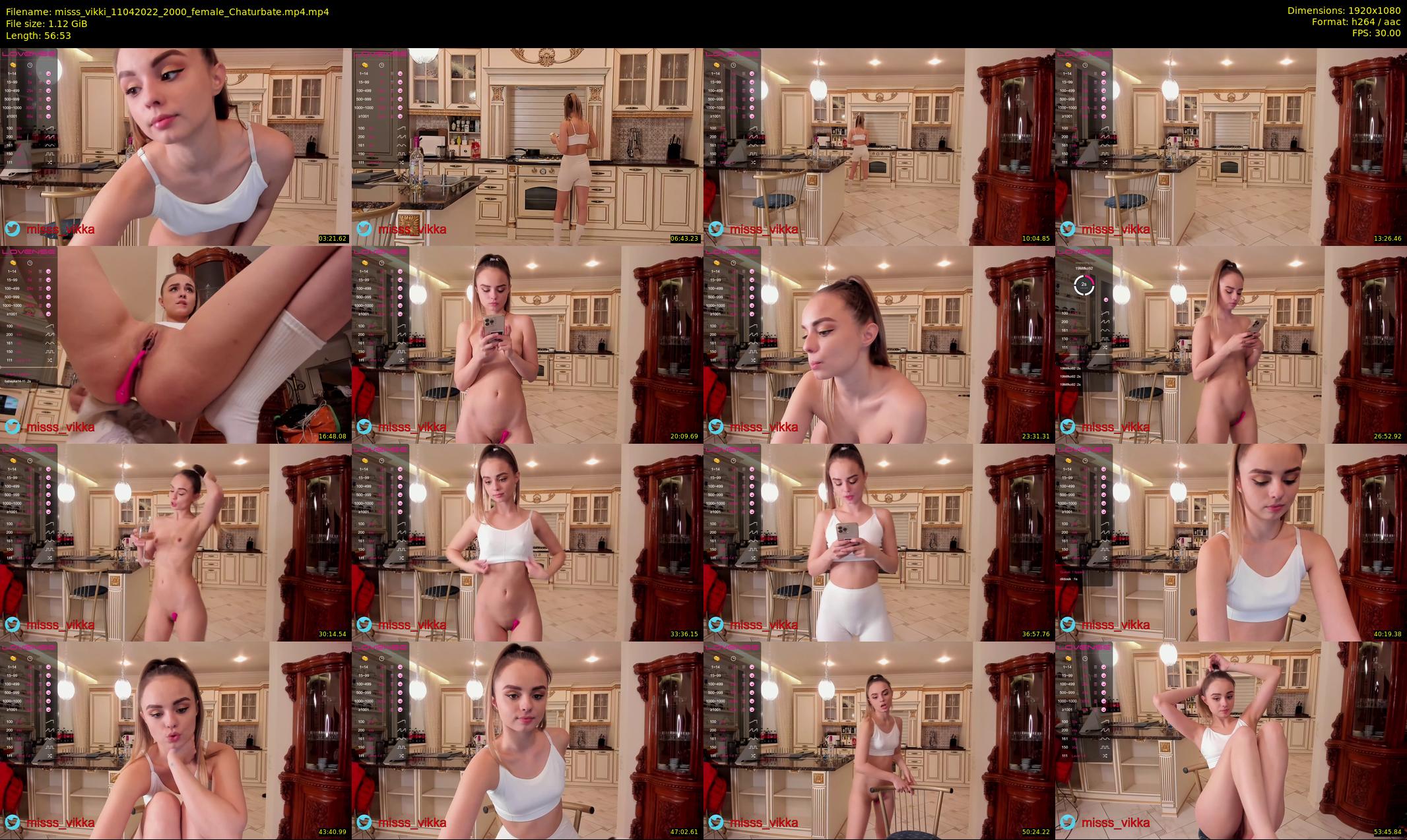misss_vikki — 57 minute Chaturbate female cam show recording, 1080p, Apr 11, 2022