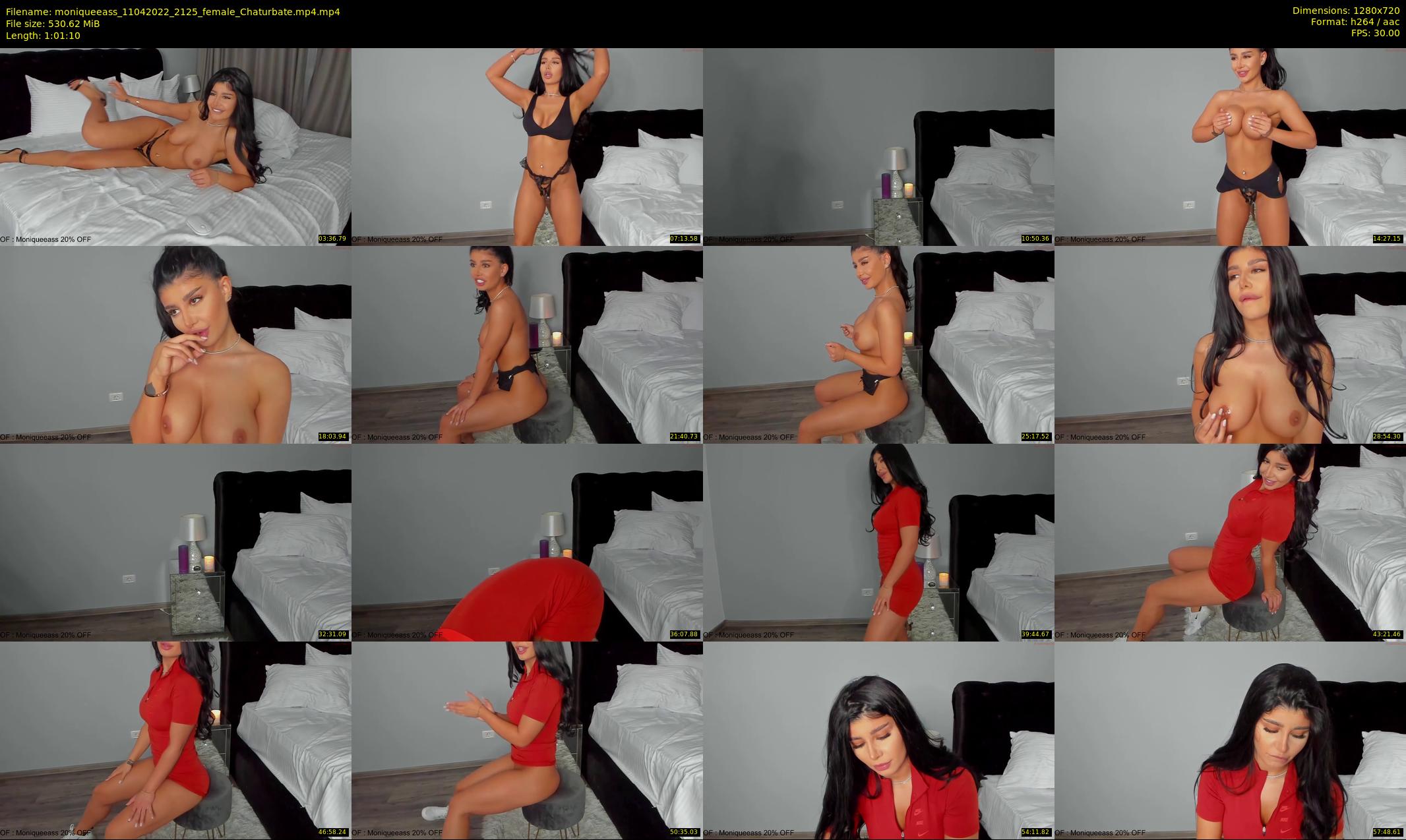 moniqueeass — 62 minute Chaturbate female cam show recording, 720p, Apr 11, 2022