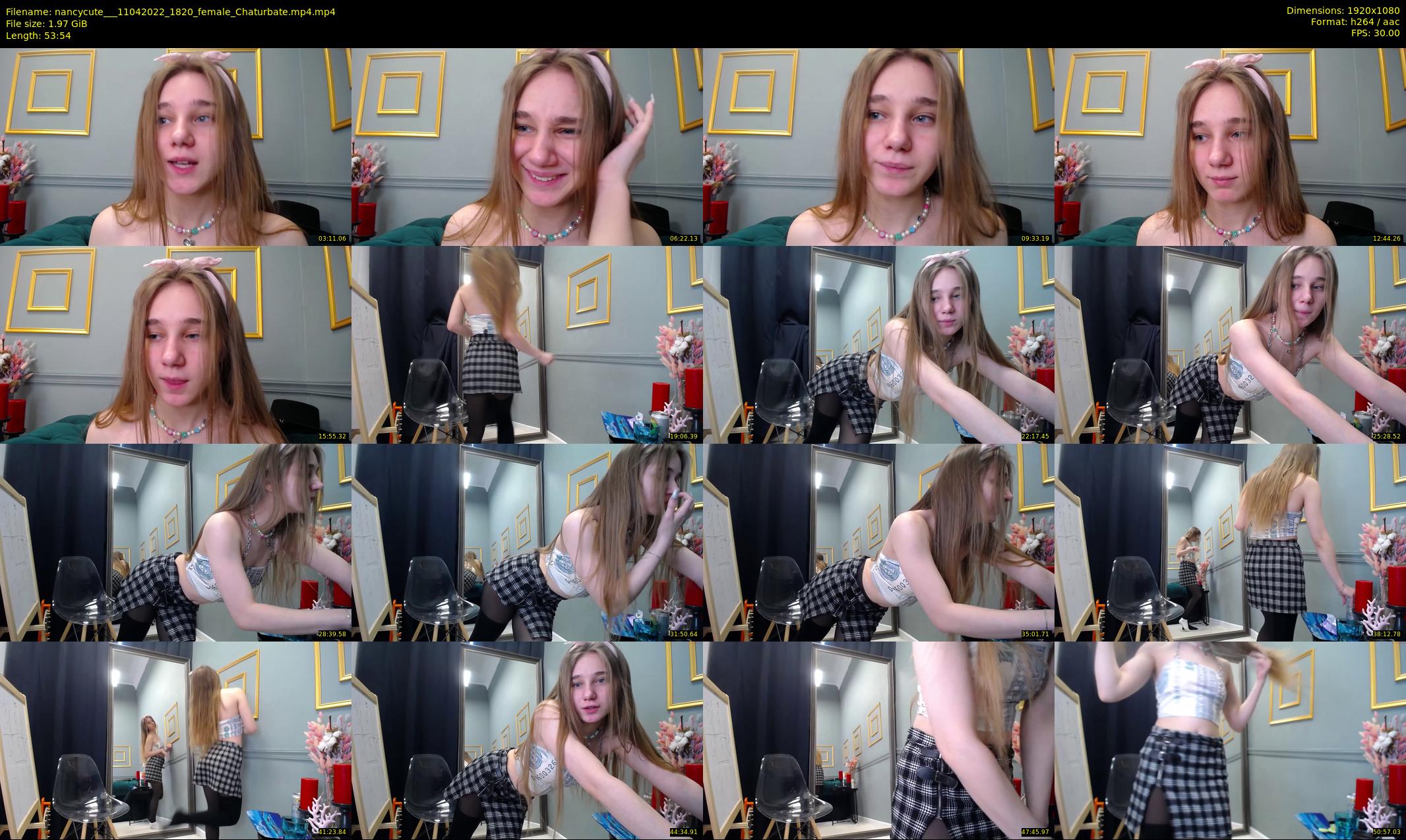 nancycute__ — 54 minute Chaturbate female cam show recording, 1080p, Apr 11, 2022