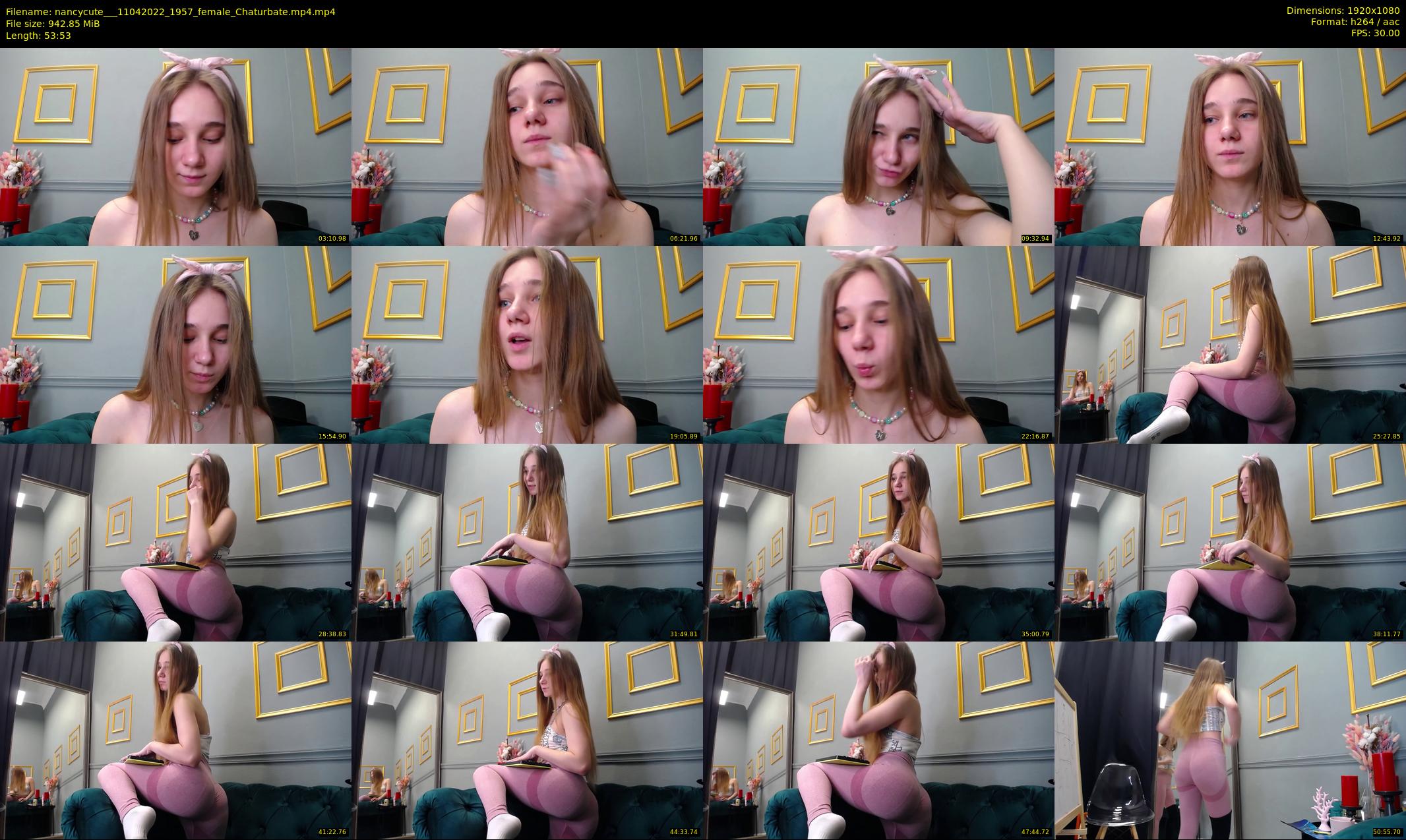nancycute__ — 54 minute Chaturbate female cam show recording, 1080p, Apr 11, 2022