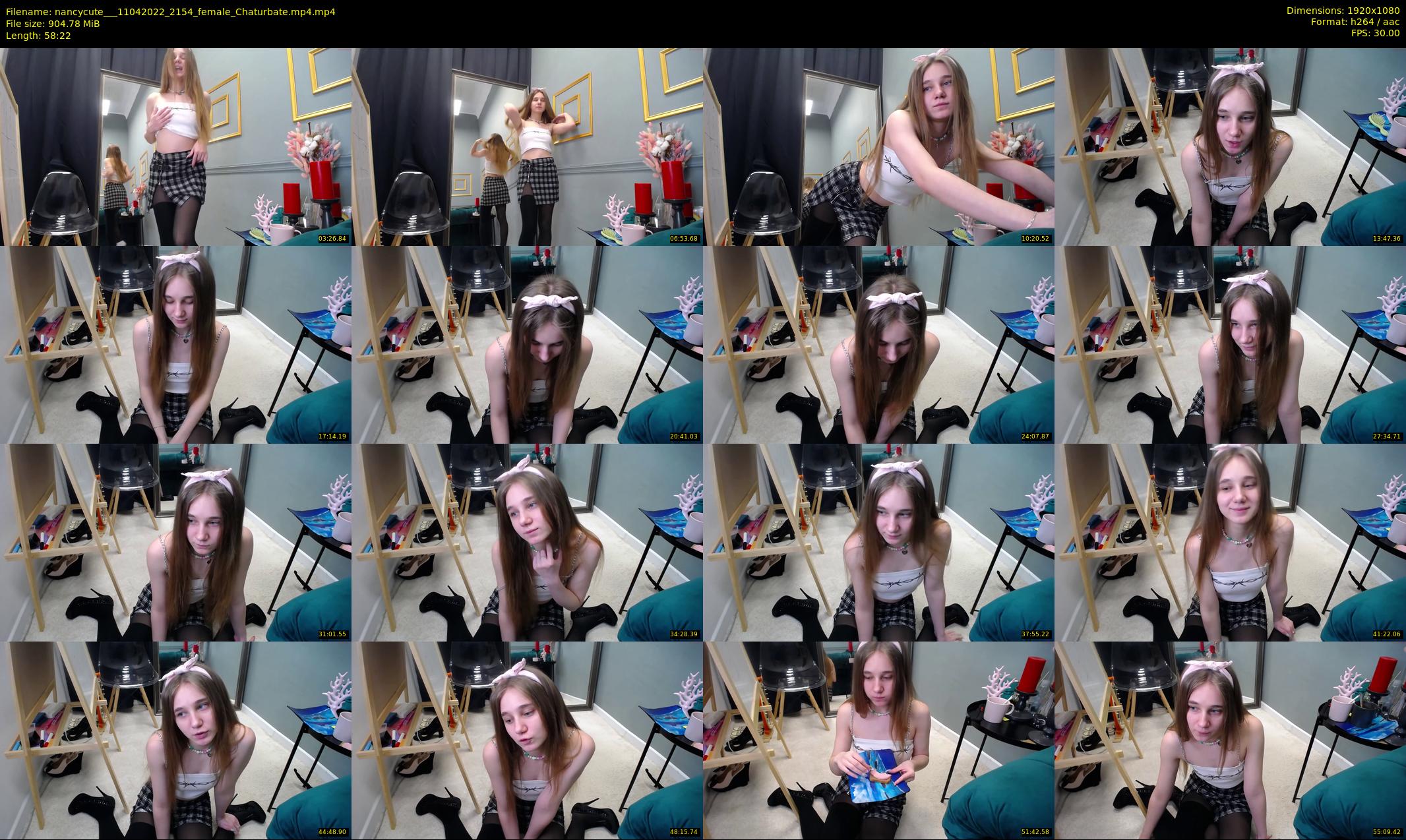 nancycute__ — 59 minute Chaturbate female cam show recording, 1080p, Apr 11, 2022