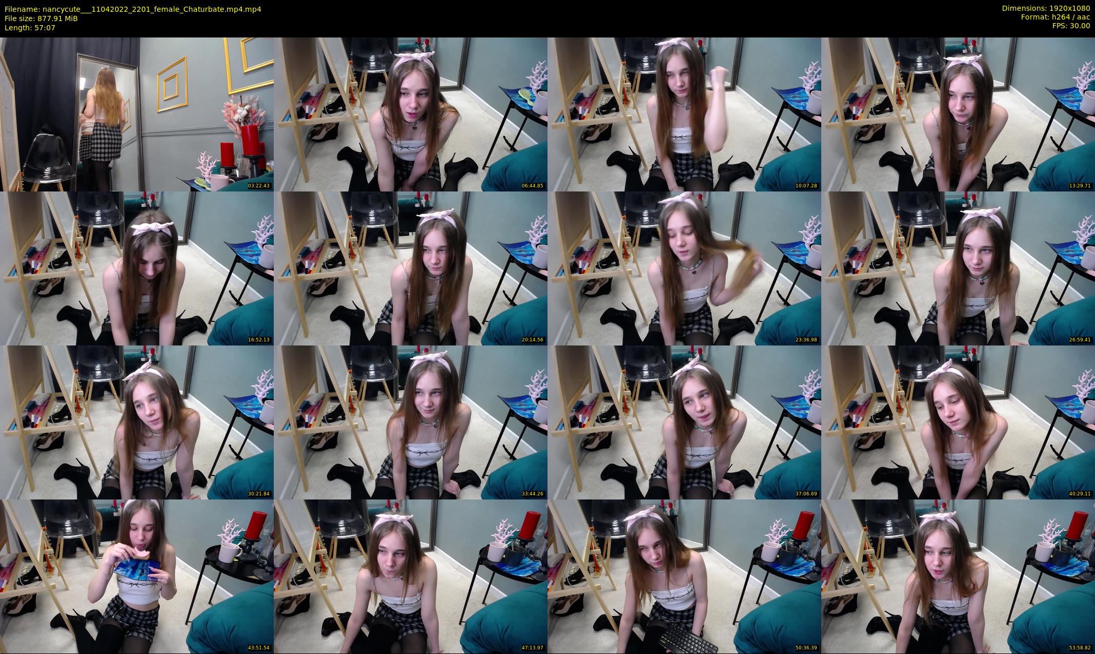 nancycute__ — 58 minute Chaturbate female cam show recording, 1080p, Apr 11, 2022