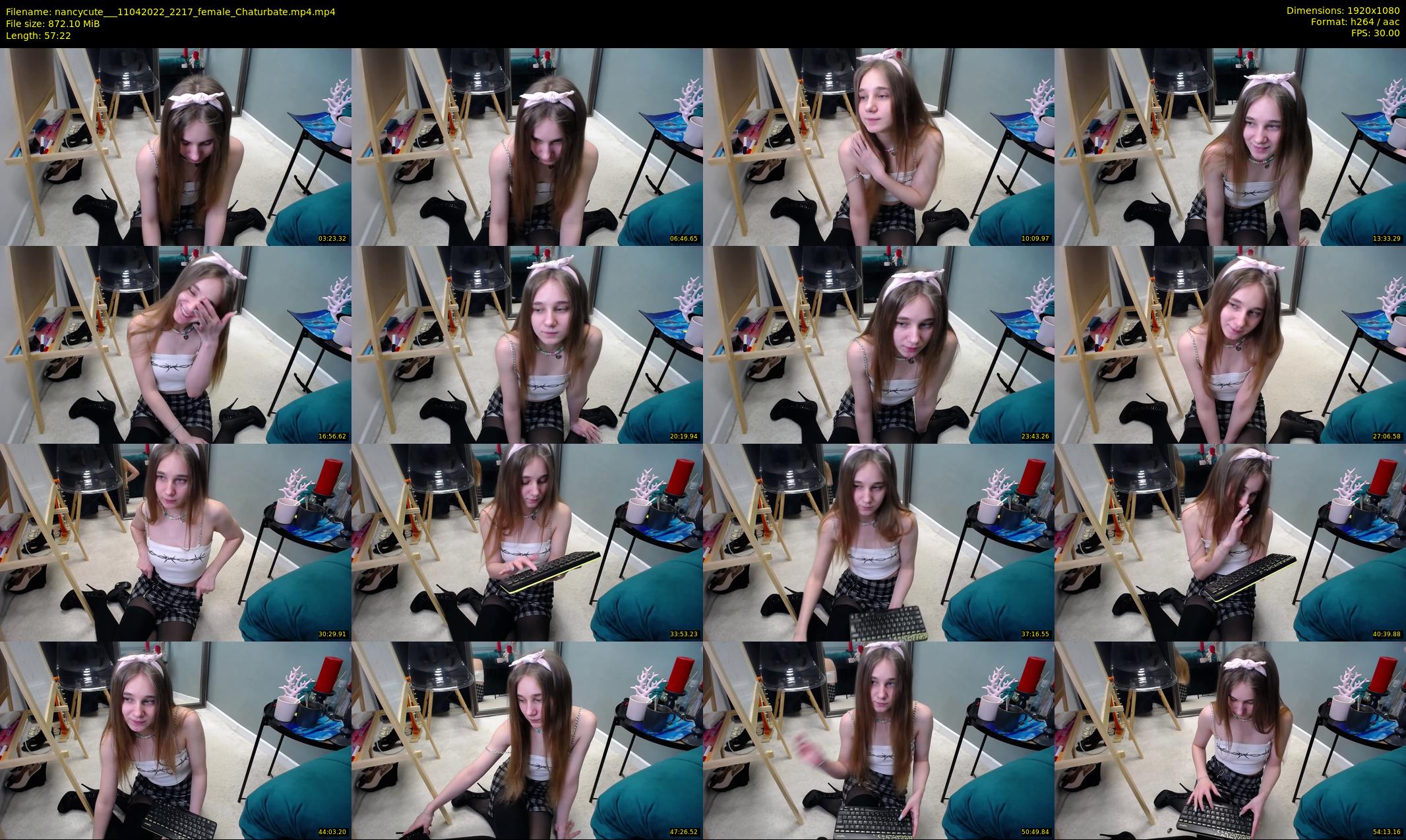 nancycute__ — 58 minute Chaturbate female cam show recording, 1080p, Apr 11, 2022