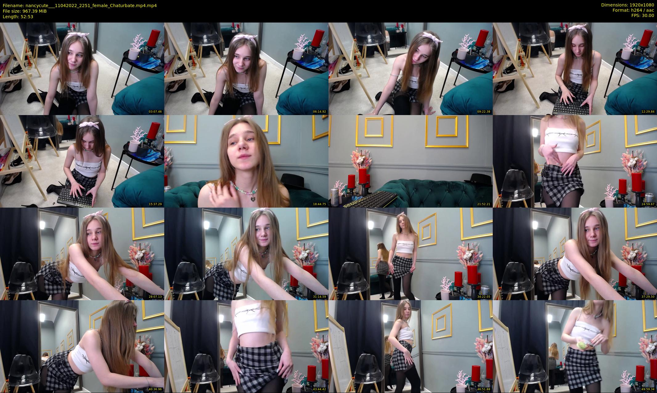 nancycute__ — 53 minute Chaturbate female cam show recording, 1080p, Apr 11, 2022