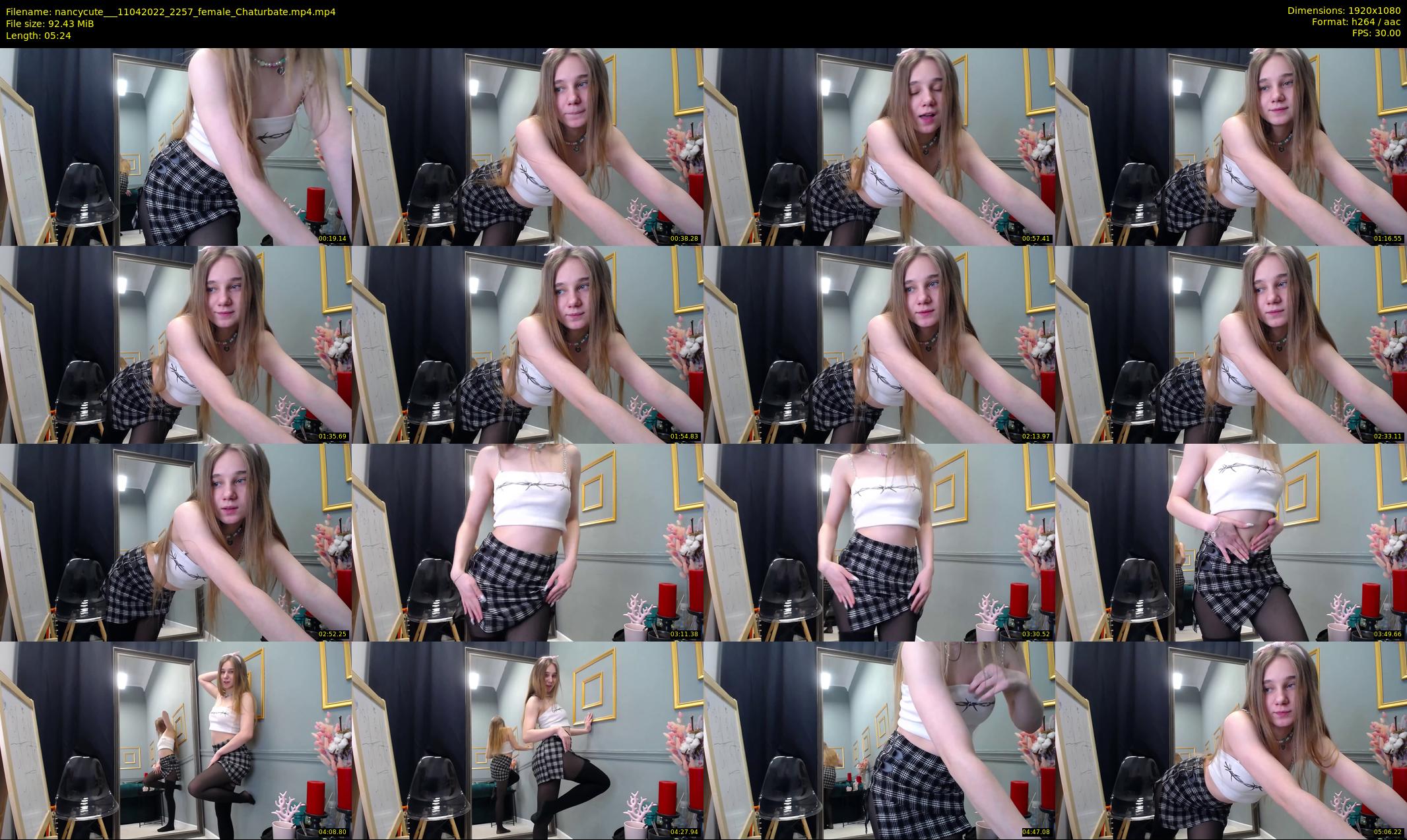 nancycute__ — 6 minute Chaturbate female cam show recording, 1080p, Apr 11, 2022