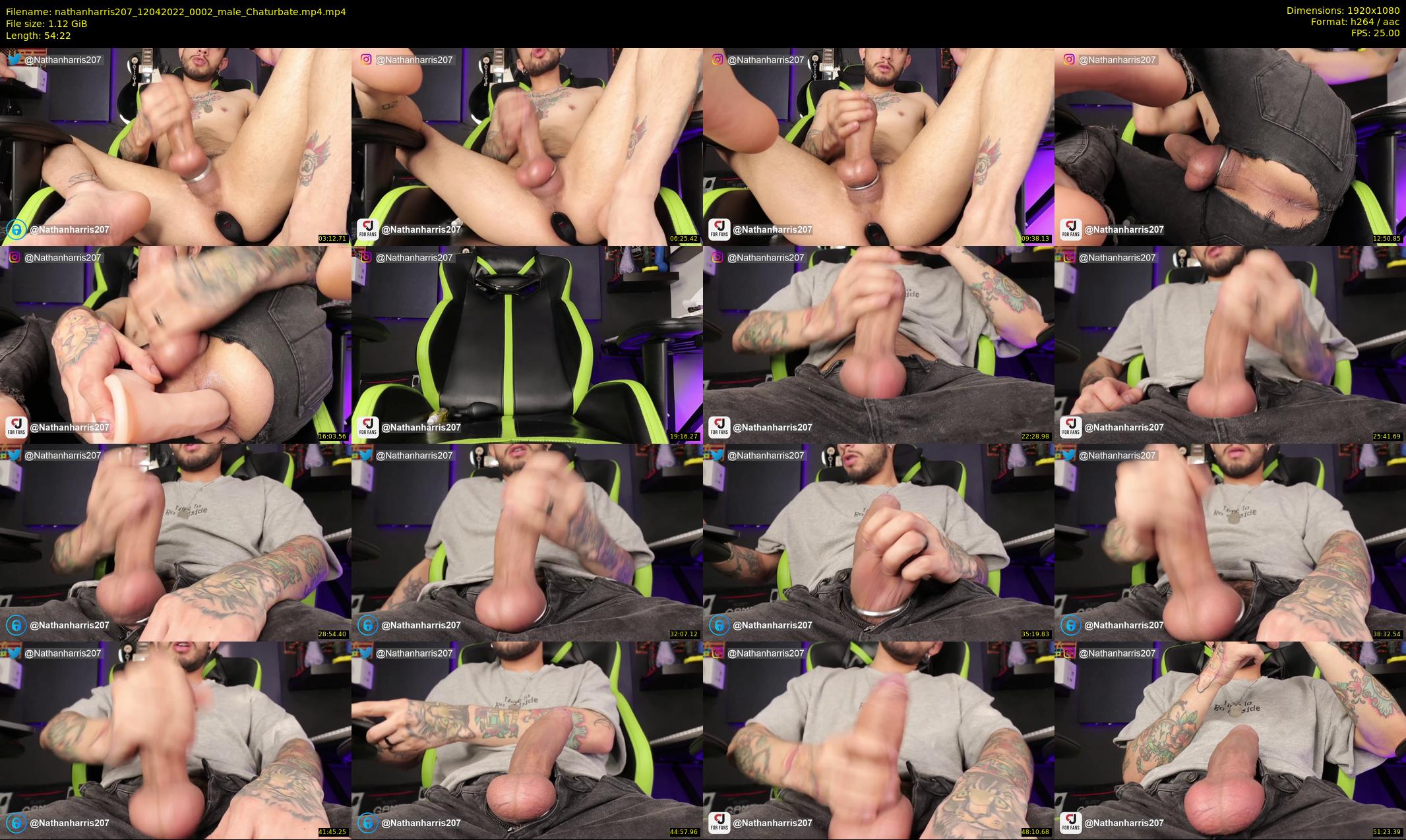 nathanharris207 — 55 minute Chaturbate male cam show recording, 1080p, Apr 12, 2022