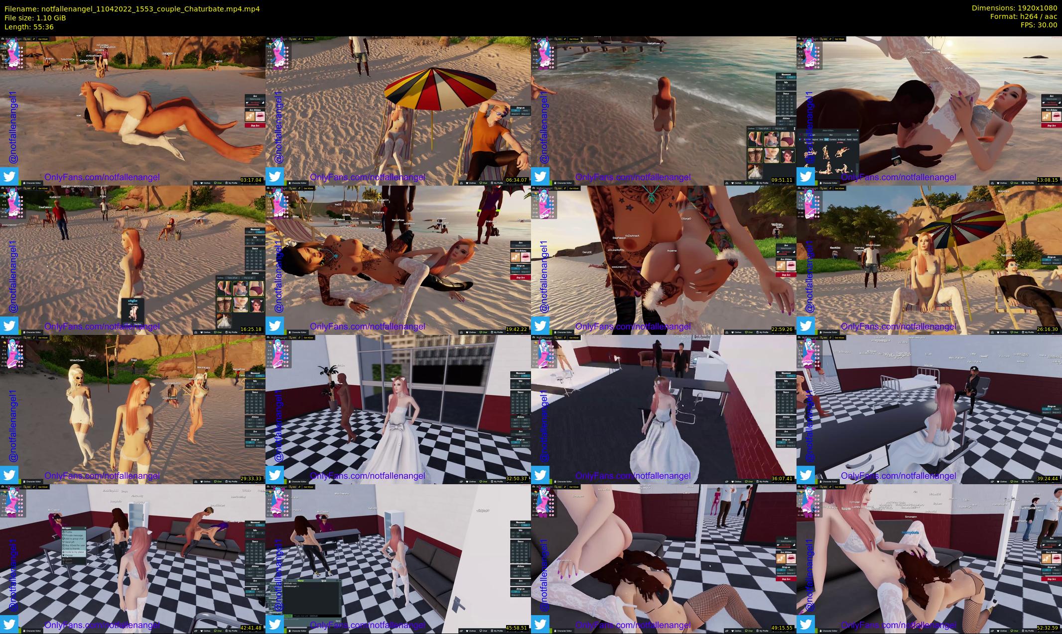 notfallenangel — 56 minute Chaturbate couple cam show recording, 1080p, Apr 11, 2022