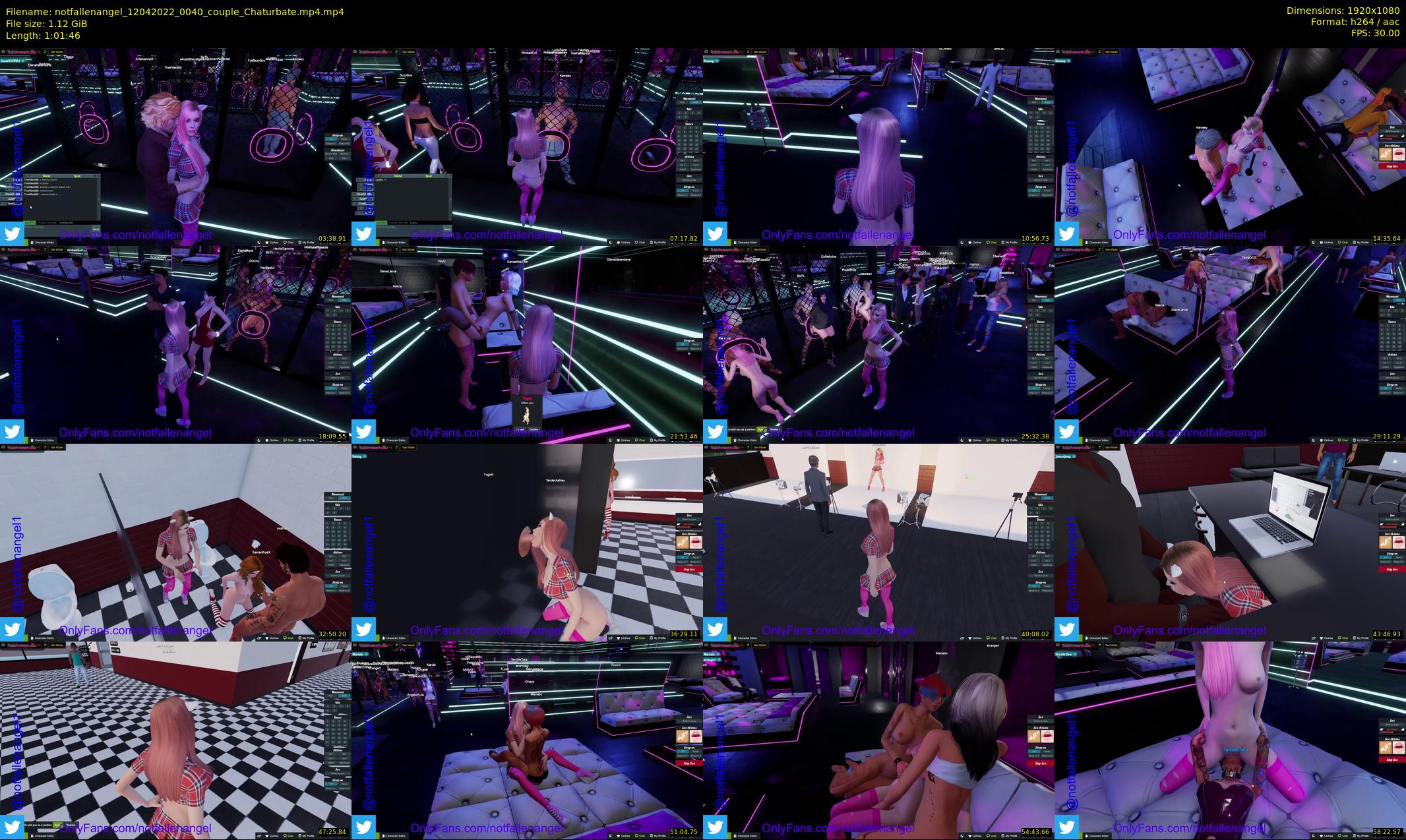 notfallenangel — 62 minute Chaturbate couple cam show recording, 1080p, Apr 12, 2022
