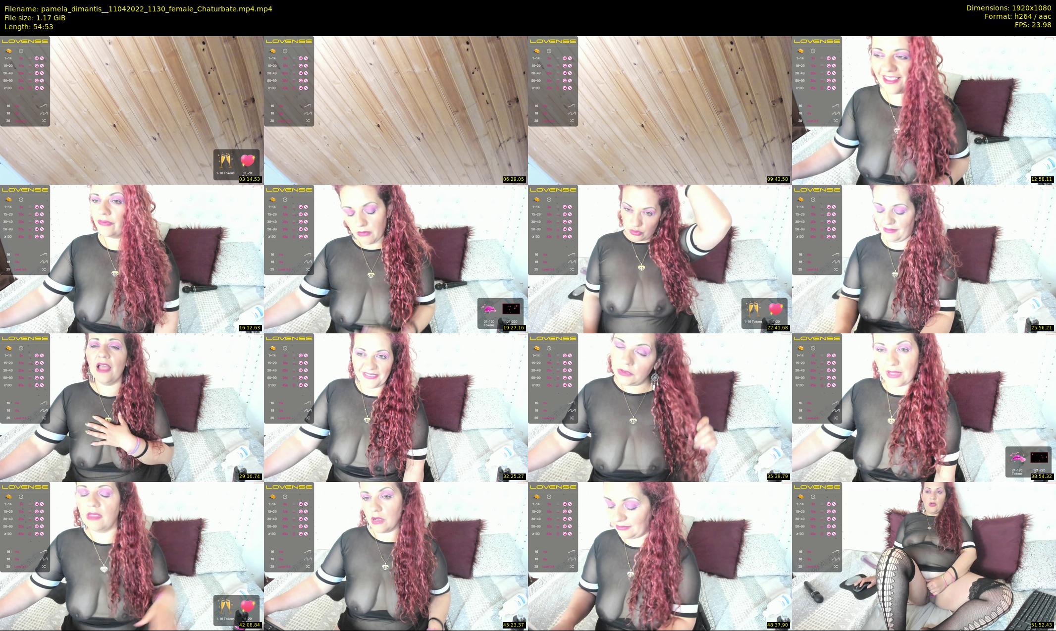 pamela_dimantis_ — 55 minute Chaturbate female cam show recording, 1080p, Apr 11, 2022
