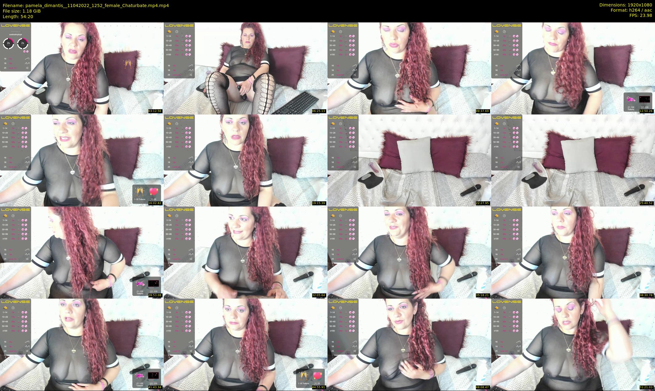pamela_dimantis_ — 55 minute Chaturbate female cam show recording, 1080p, Apr 11, 2022