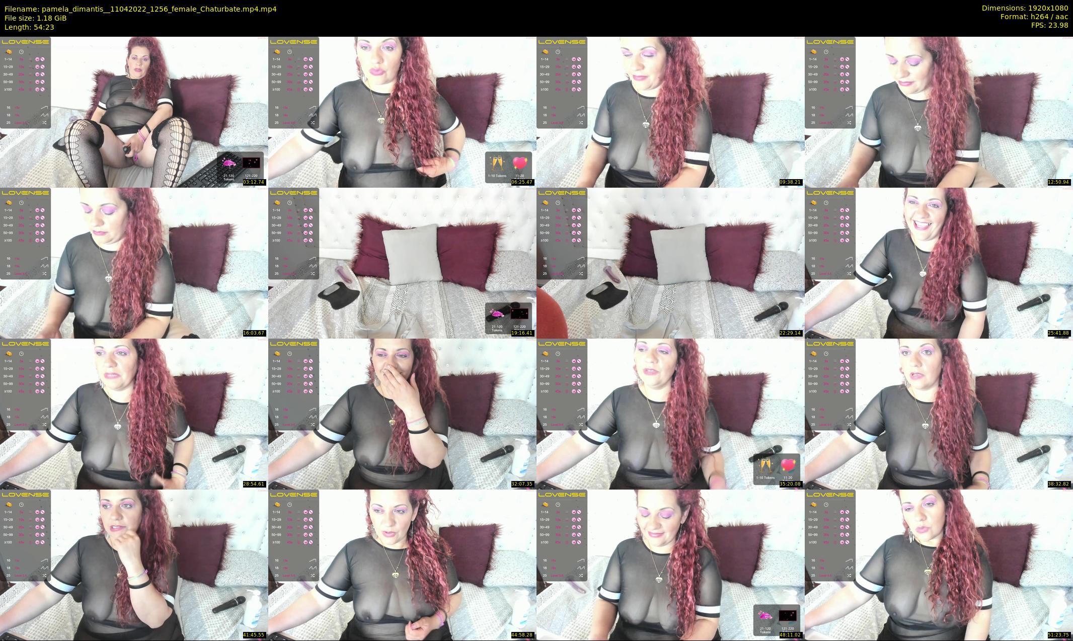 pamela_dimantis_ — 55 minute Chaturbate female cam show recording, 1080p, Apr 11, 2022