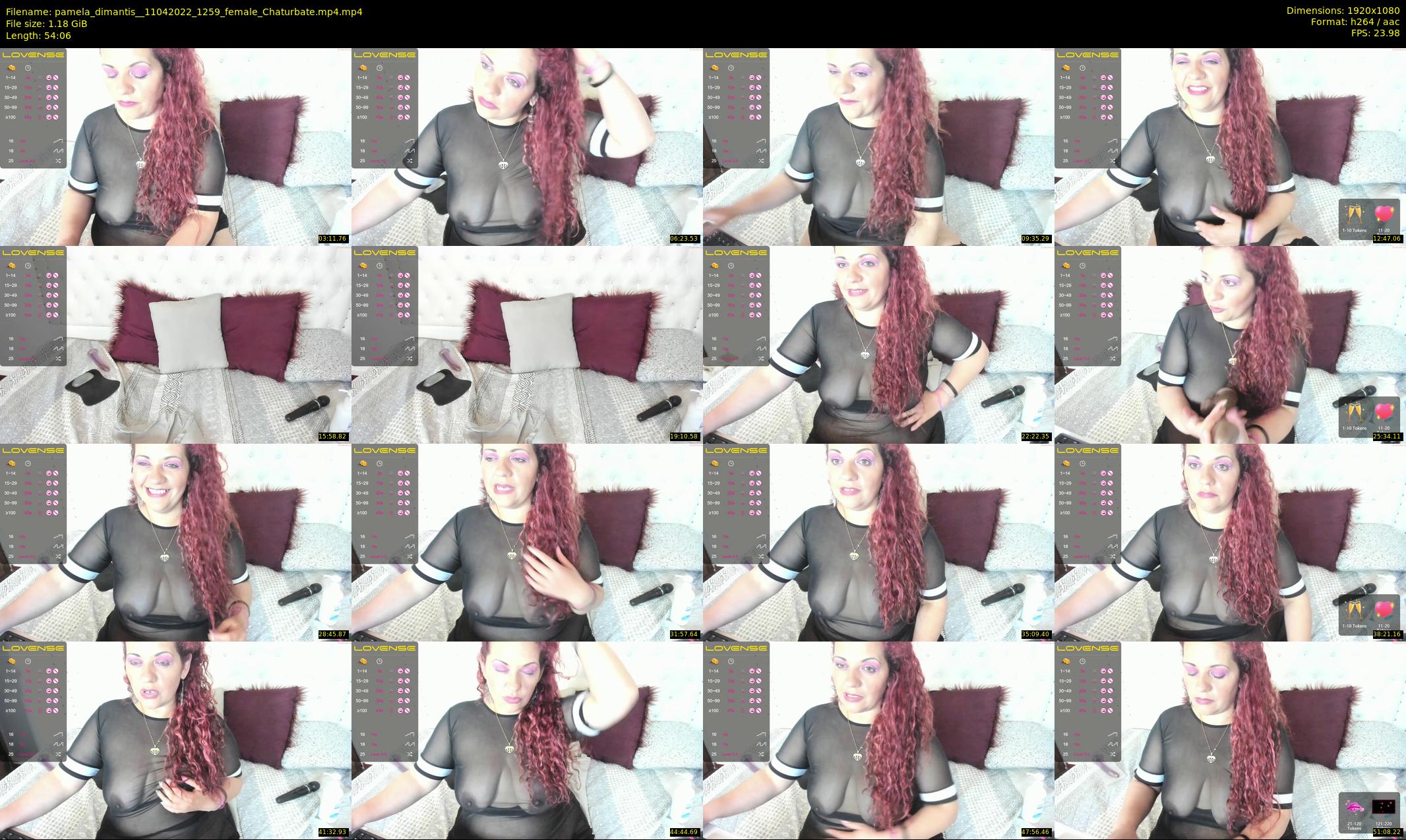 pamela_dimantis_ — 55 minute Chaturbate female cam show recording, 1080p, Apr 11, 2022
