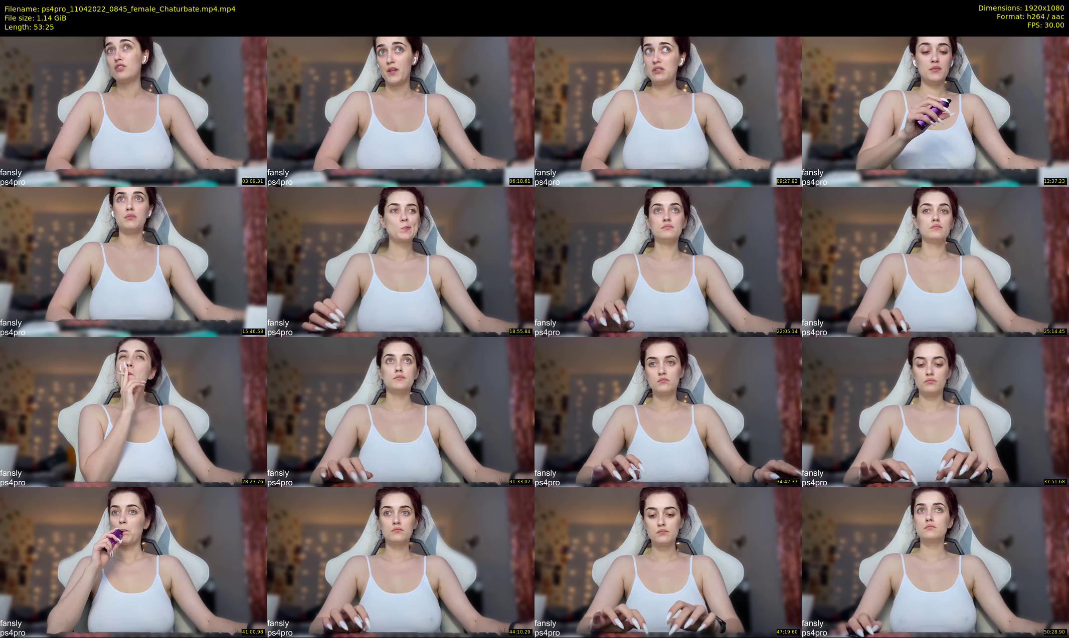 ps4pro — 54 minute Chaturbate female cam show recording, 1080p, Apr 11, 2022