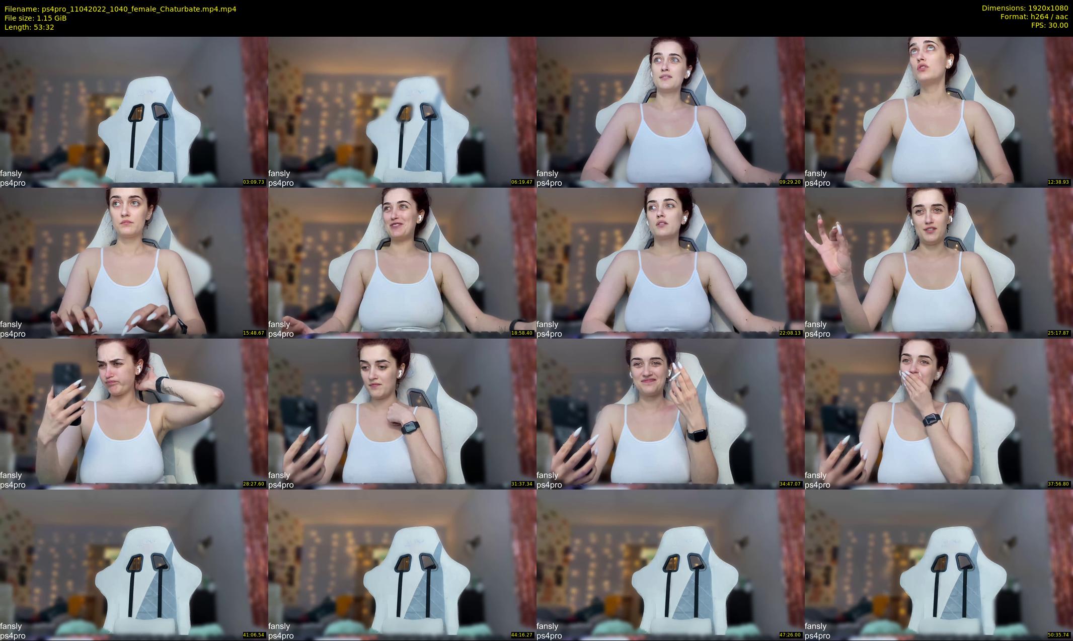 ps4pro — 54 minute Chaturbate female cam show recording, 1080p, Apr 11, 2022