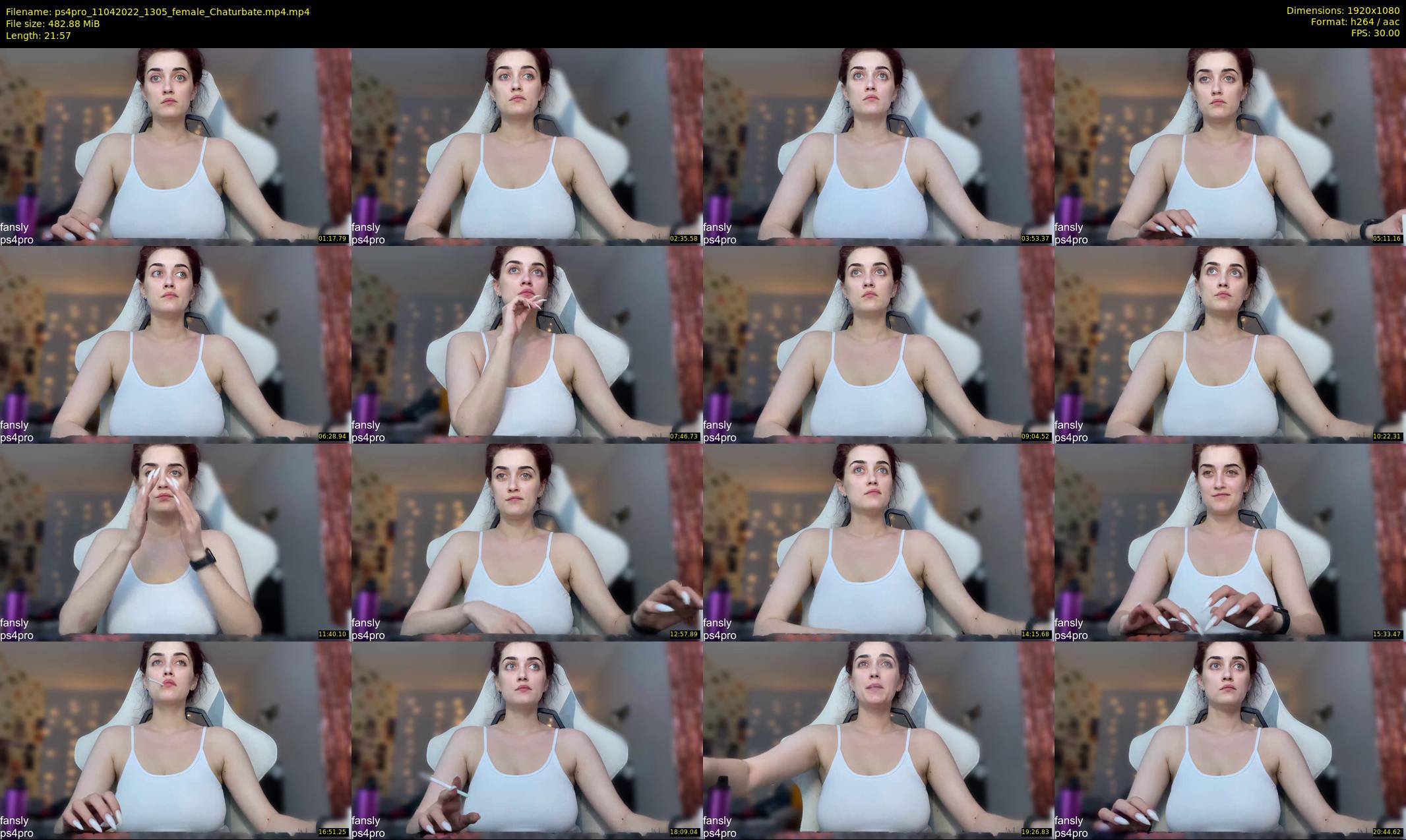 ps4pro — 22 minute Chaturbate female cam show recording, 1080p, Apr 11, 2022