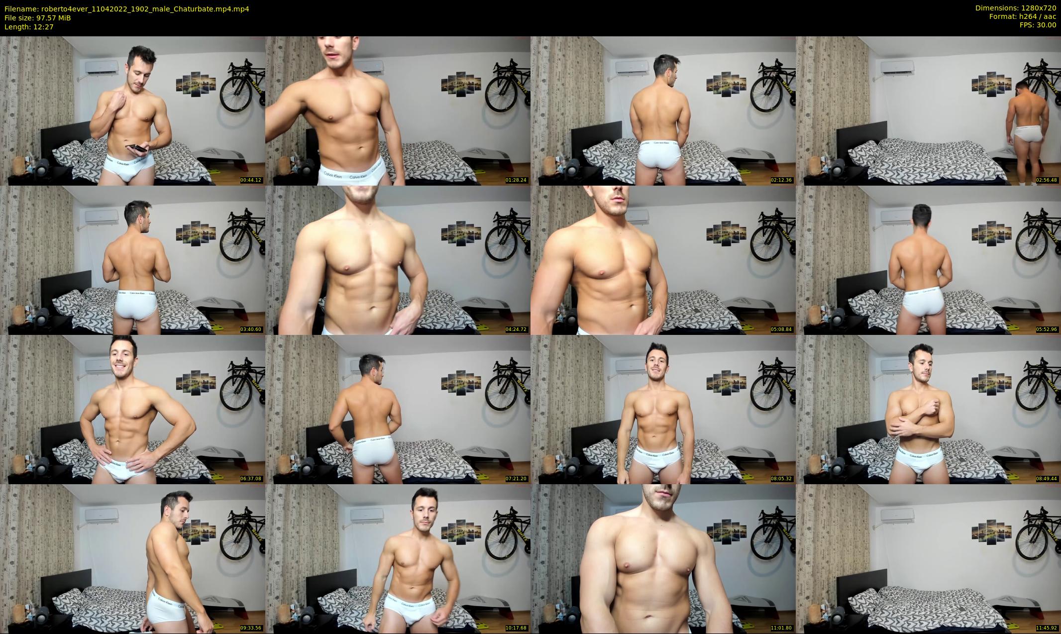 roberto4ever — 13 minute Chaturbate male cam show recording, 720p, Apr 11, 2022