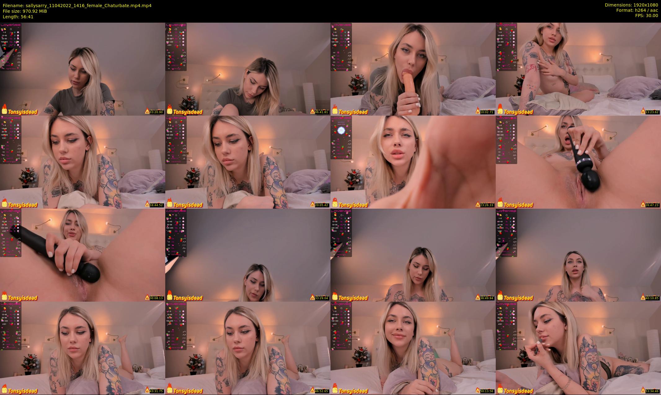 sallysarry — 57 minute Chaturbate couple cam show recording, 1080p, Apr 11, 2022