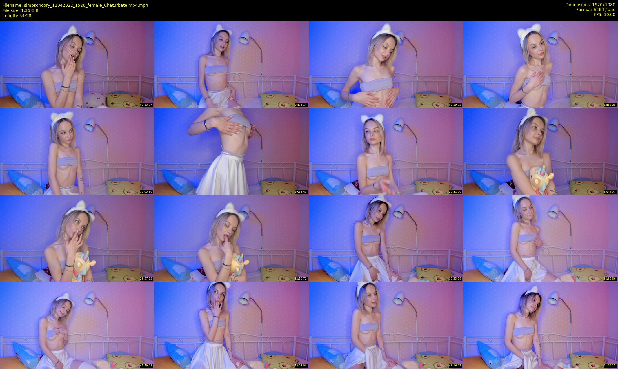 simpsoncory — 55 minute Chaturbate female cam show recording, 1080p, Apr 11, 2022
