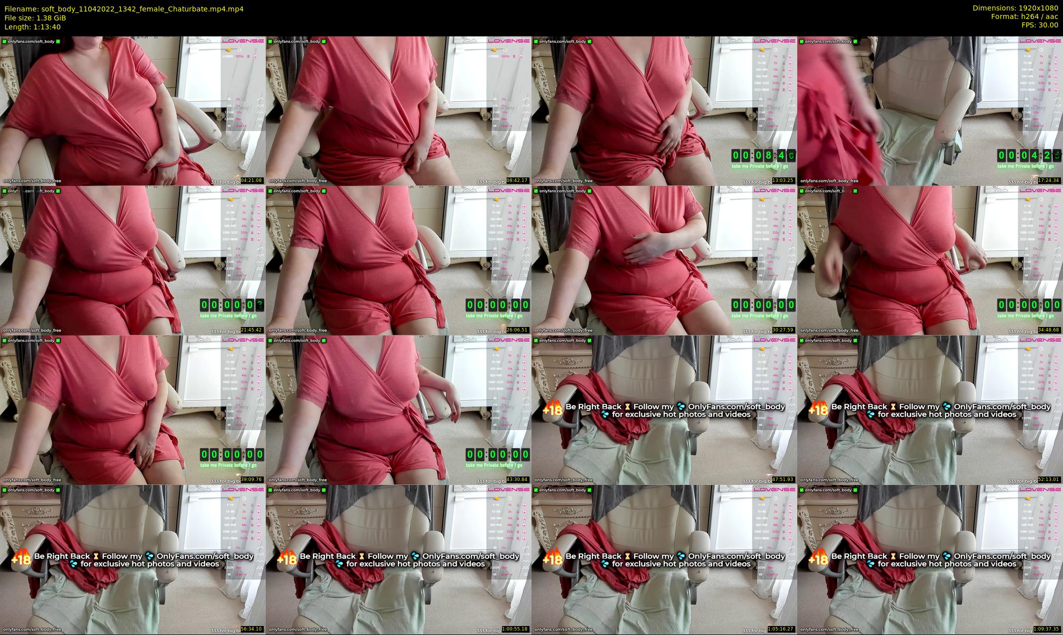 soft_body — 74 minute Chaturbate female cam show recording, 1080p, Apr 11, 2022