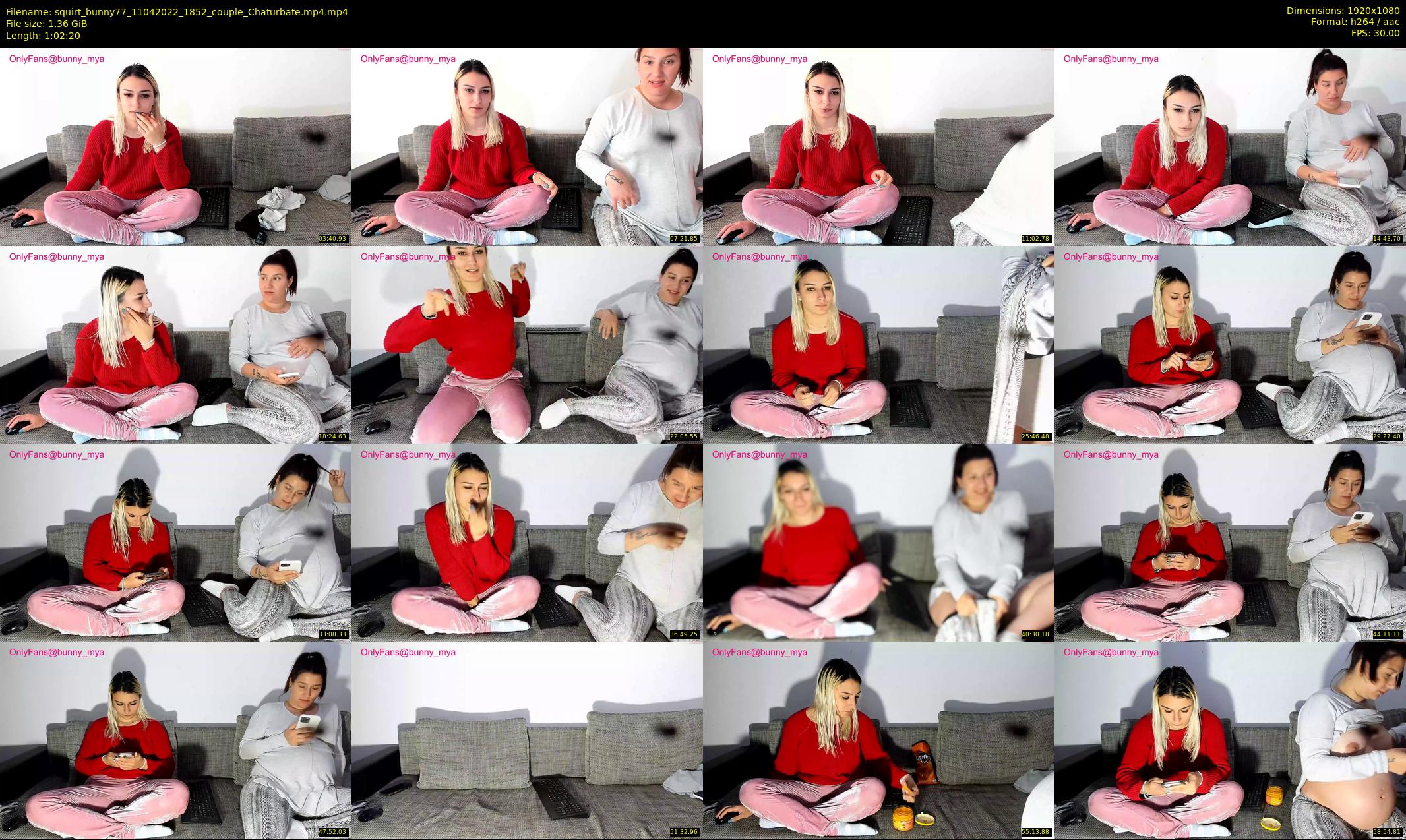 squirt_bunny77 — 63 minute Chaturbate couple cam show recording, 1080p, Apr 11, 2022